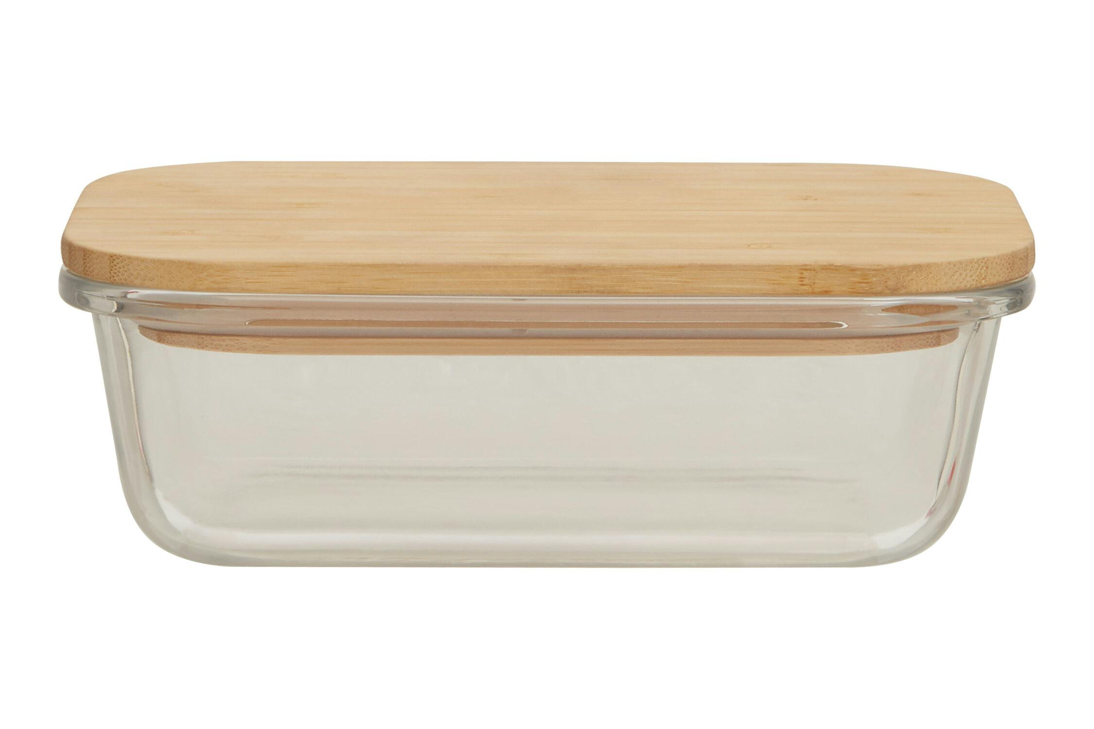 Premier Housewares Freska 640Ml Glass Container With Bamboo Lid - Image 3