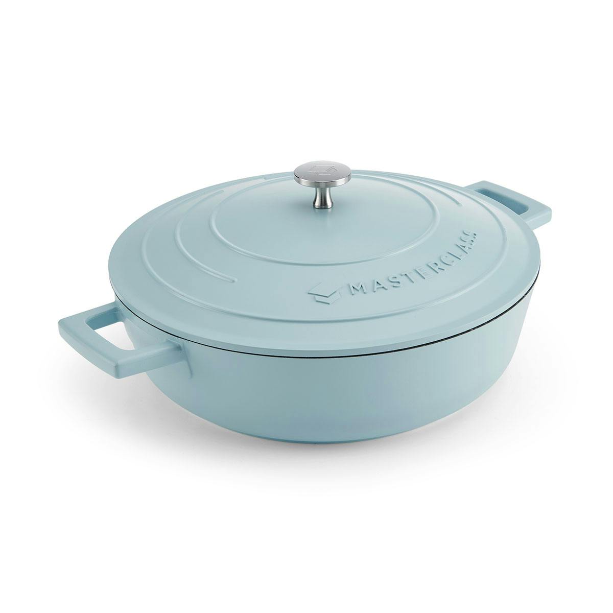 Masterclass Casserole Dish With Lid Blue Large - Image 5