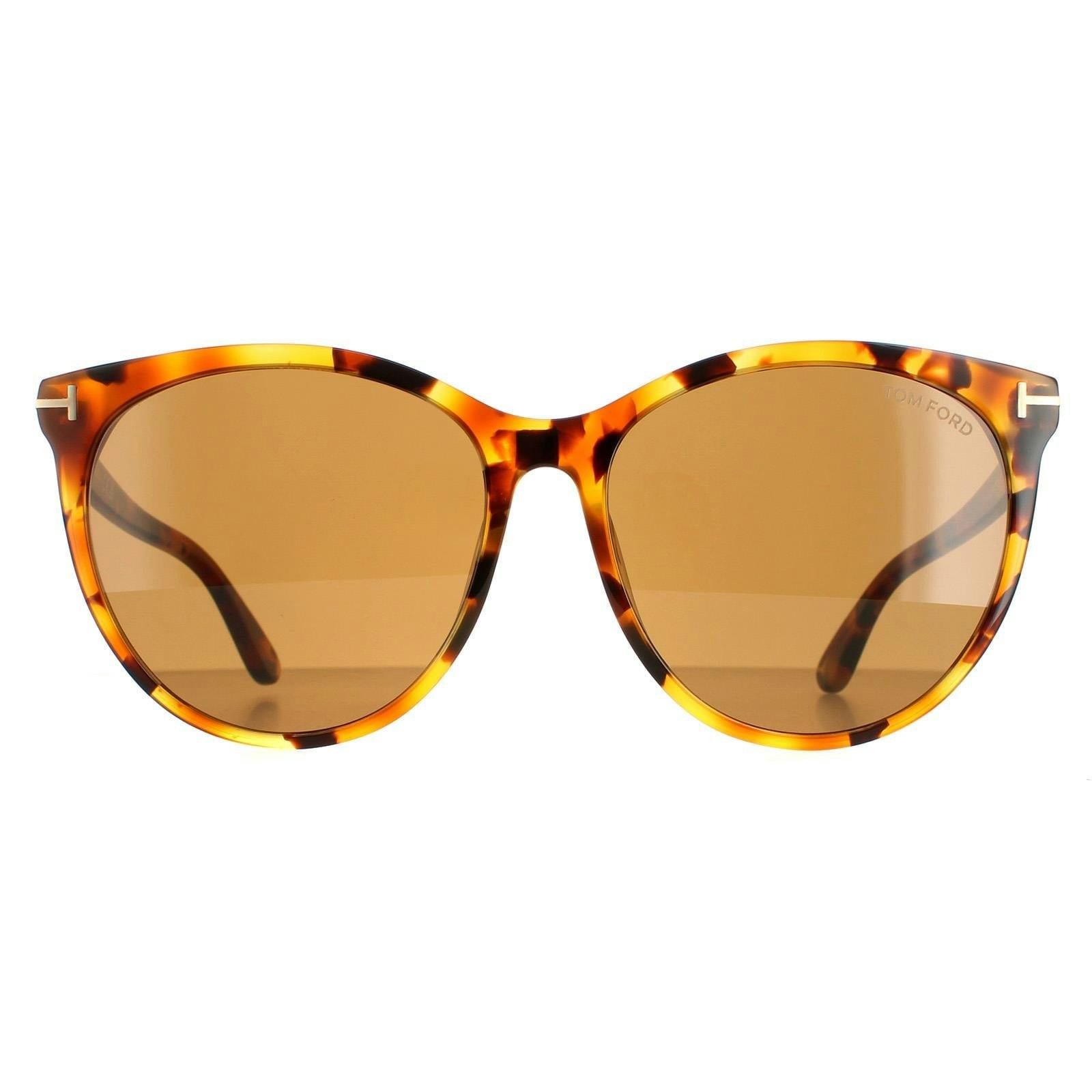Tom Ford Women's Brown Maxim Ft0787 Havana Blonde Sunglasses