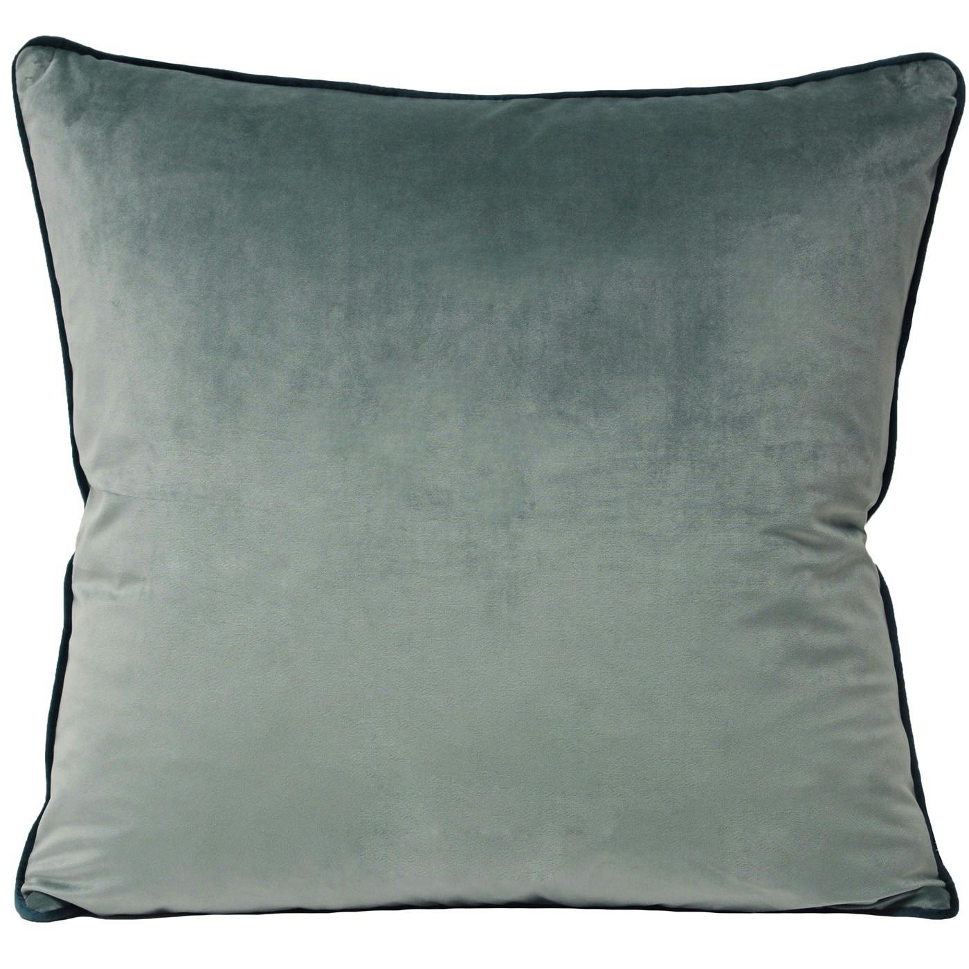 Riva Home Meridian Cushion Cover - Mineral/Teal - 55 X 55Cm - Mineral/Teal - 100% Polyester