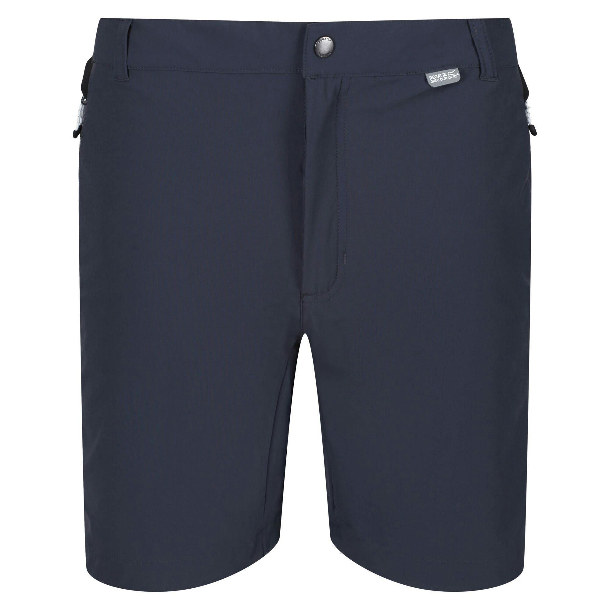 Regatta Men's Grey/Black Mountain Ii Shorts - India - 40R - India - 90% Polyamide/10% Elastane