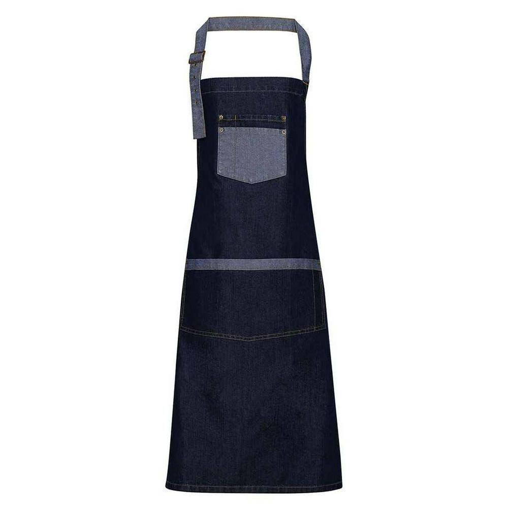 Premier (One Size, Indigo Denim) Unisex Adult Domain Full Apron - Image 2