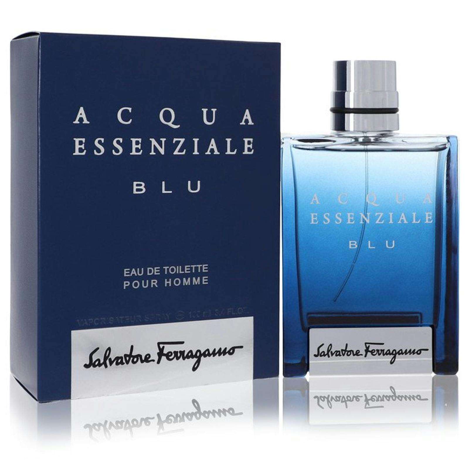 Salvatore Ferragamo Men's Acqua Essenziale Blu Eau De Toilette 100 Ml - 100 Ml