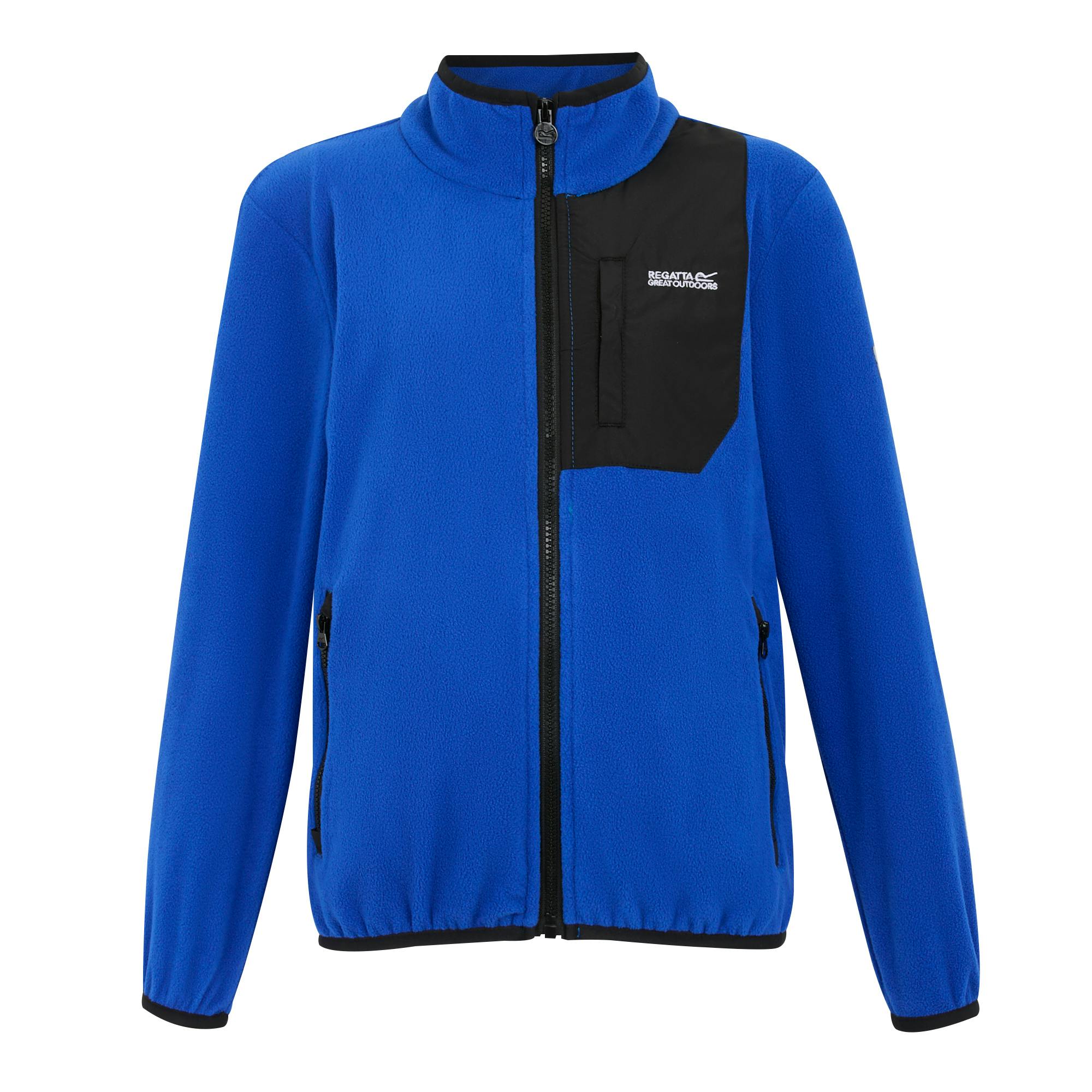 Regatta Blue Kids Frankie Full Zip Fleece Jacket - Olympian - Olympian - 13 Years - 100% Recycled Polyester