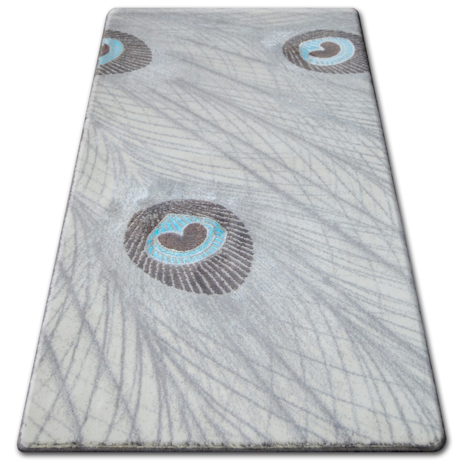 Rugsx Andere Rectangular Rug - Peacock Feather - 160Cm X 235Cm