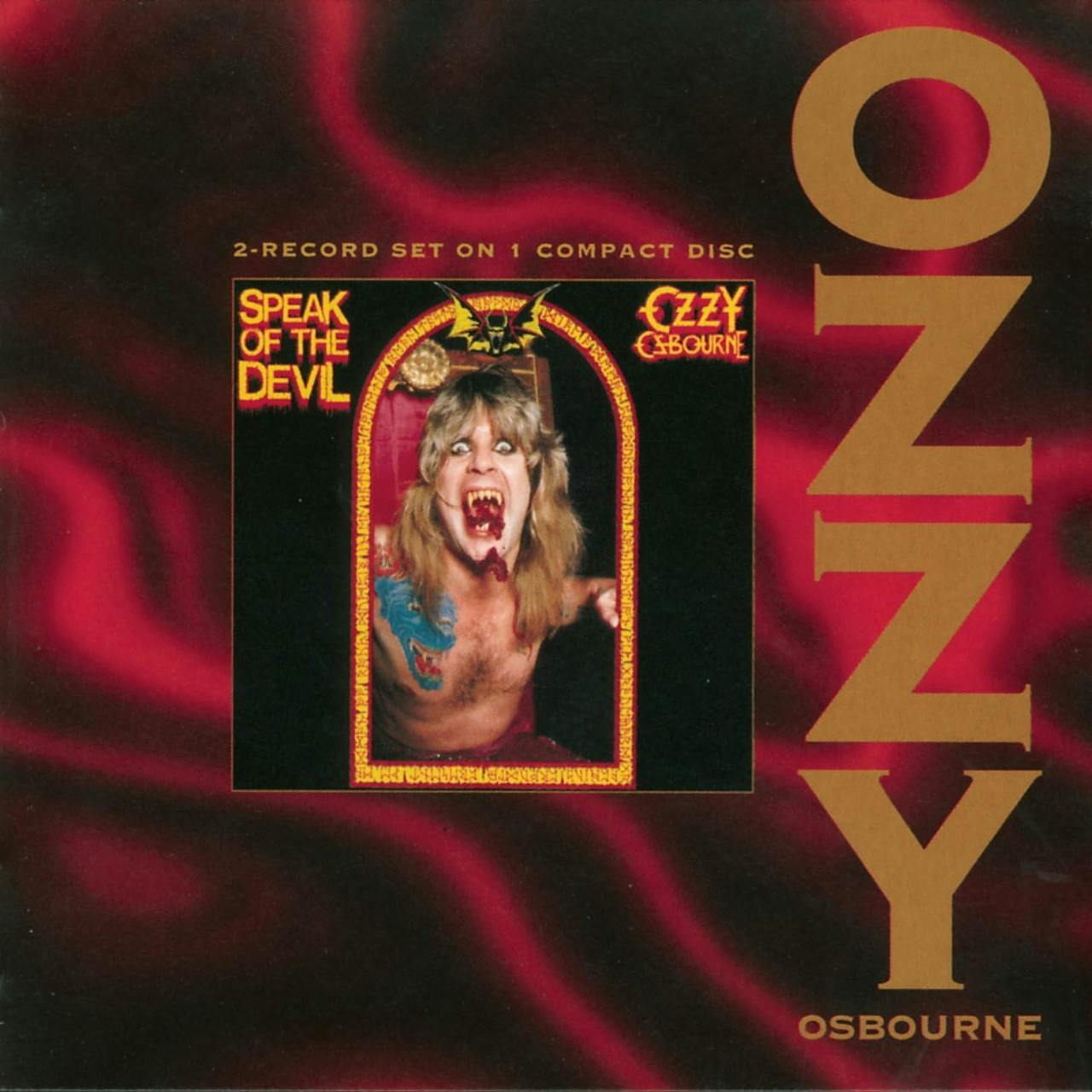Eyesore Merch Black Ozzy Osbourne 'Speak Of The Devil' Cd Jewel Case