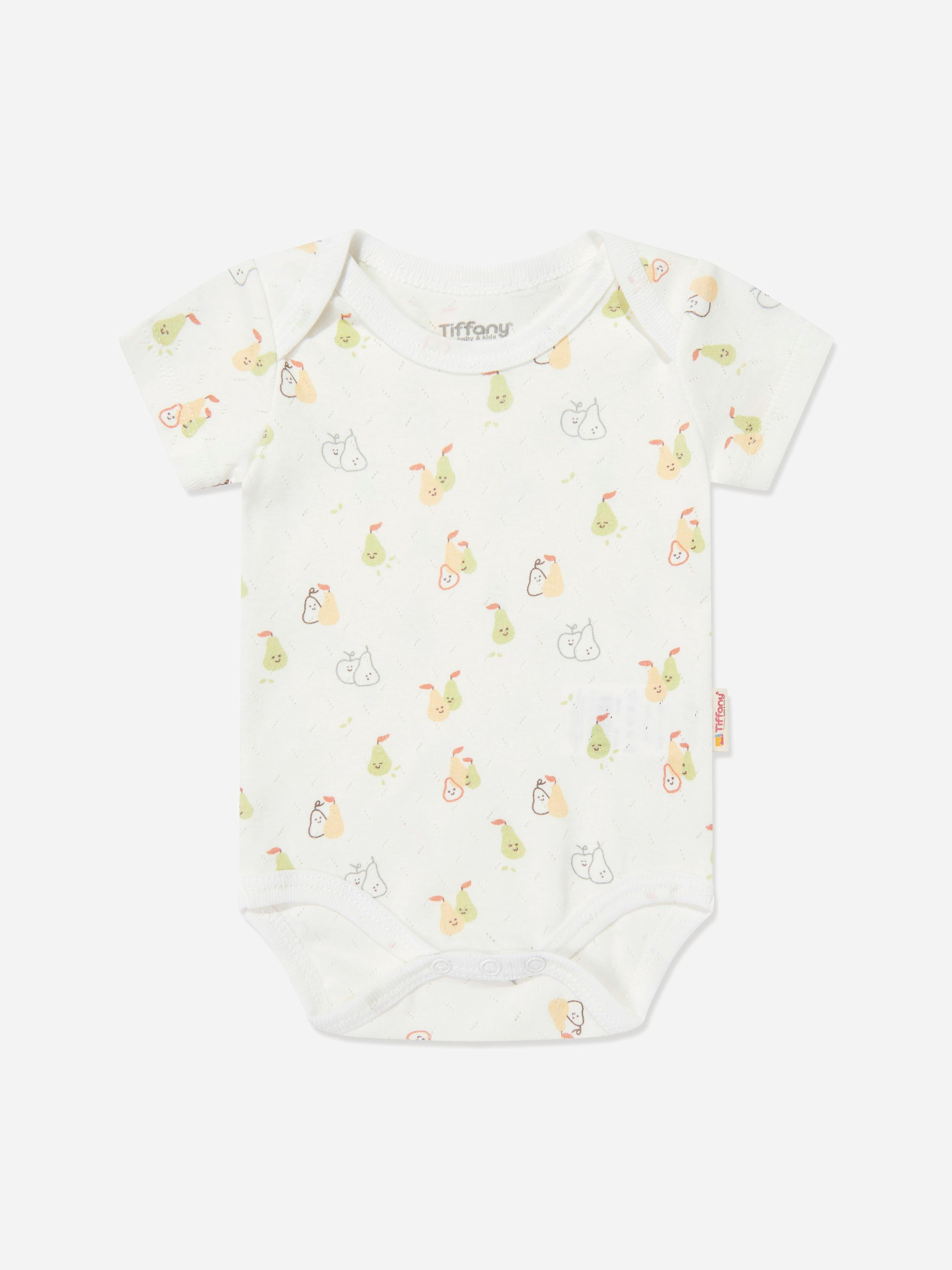 Tiffany Men's Ivory Baby Pear Print Bodysuit In - 18 - 24 Mths