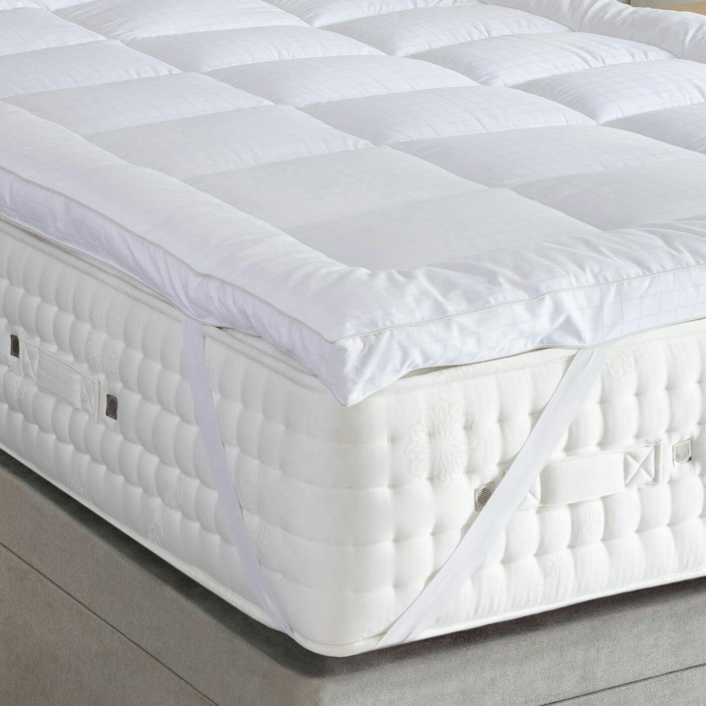 Soak&Sleep Soft As Down With Silk Mattress Topper - Double