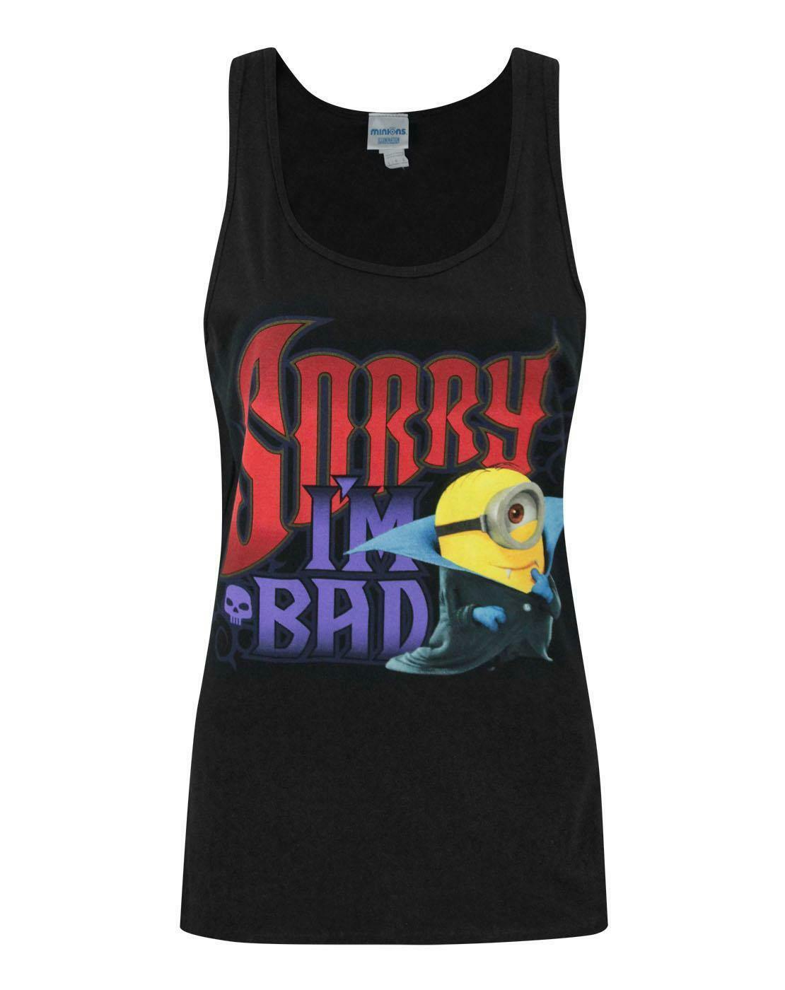 Vanilla Underground Women's Black Despicable Me I'm Bad Vest - Medium