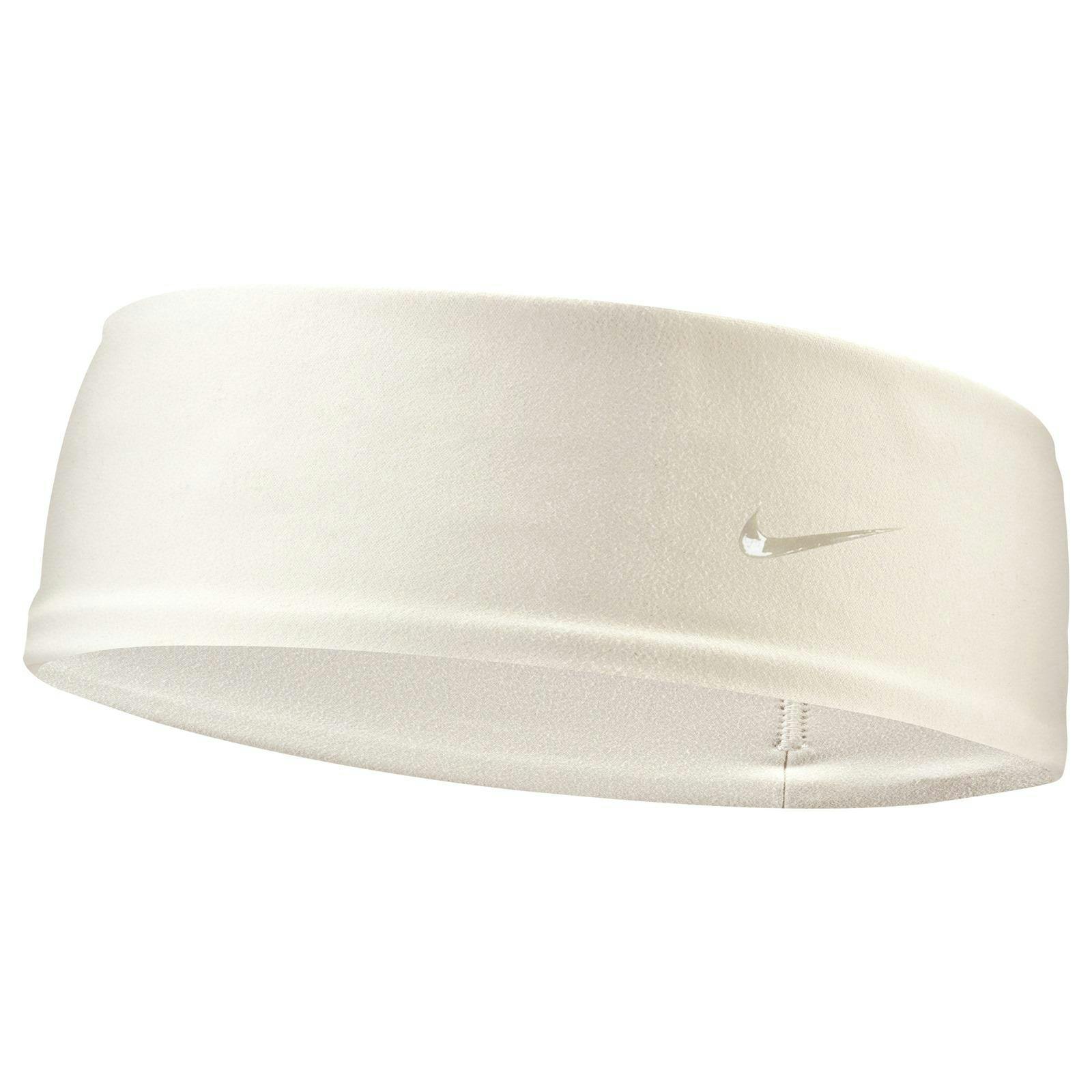 Nike White Fury Elevate Dri-Fit Headband - One Size