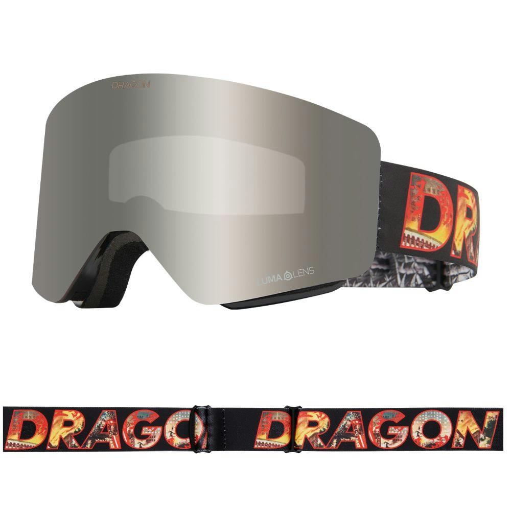 Dragon Silver R1 Otg - Klash With Lumalens Ionized & Lumalens Rose Lens - Medium Fit