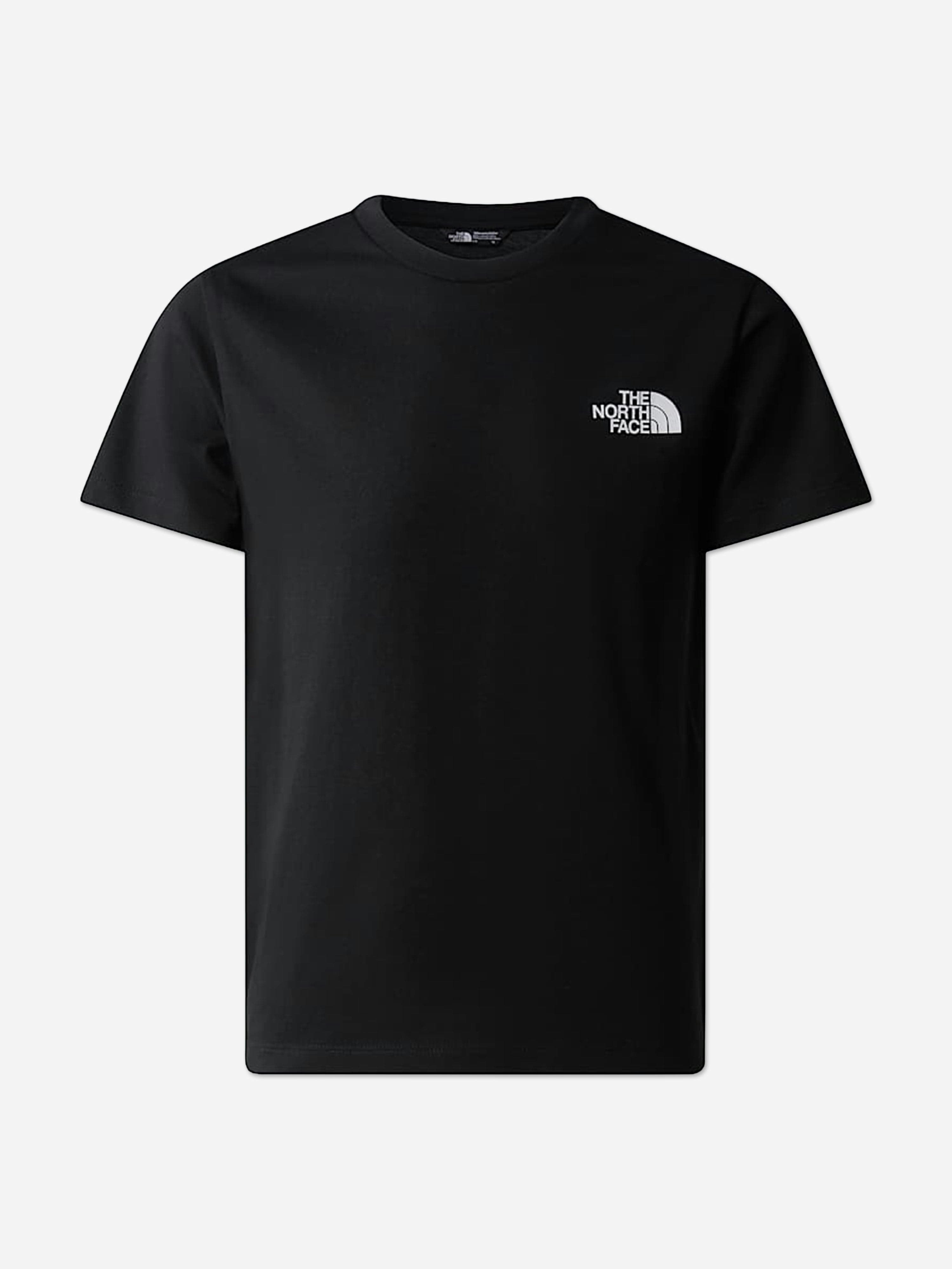 The North Face Boys Black Kids Simple Dome T-Shirt In - Xxl 18 - 20 Yrs