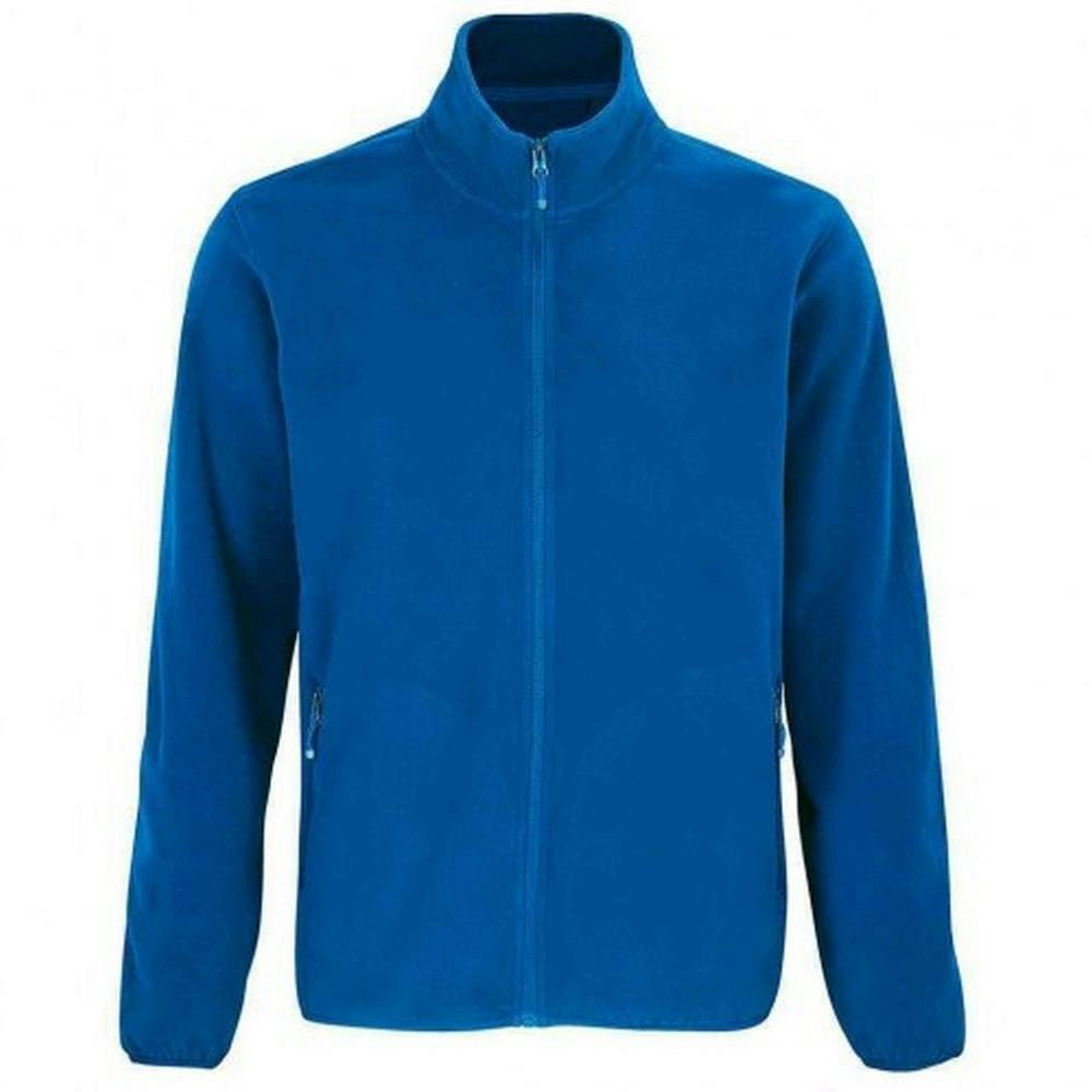 Sol's Men's Blue Factor Fleece Jacket In | Size: Large - Image 3