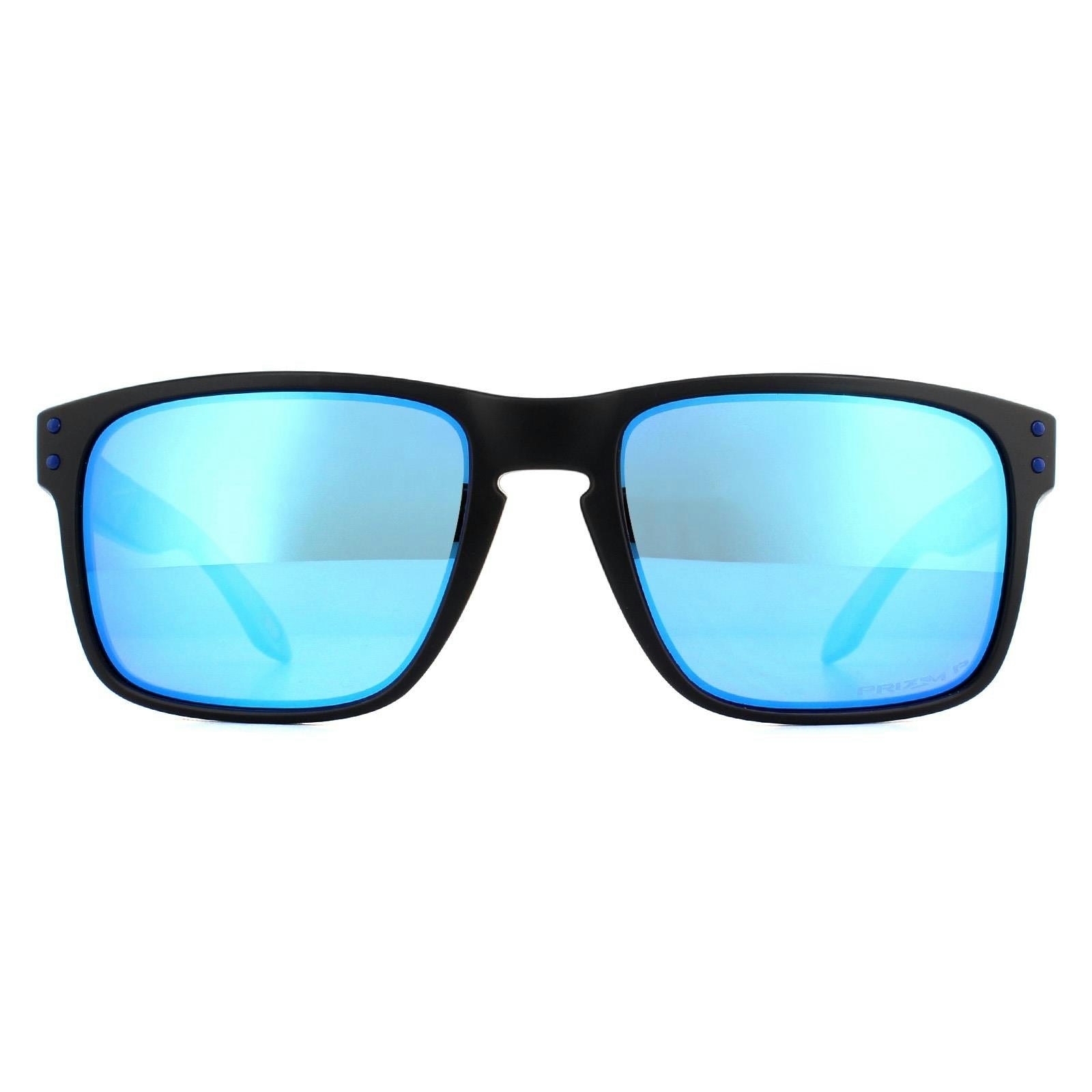Oakley Men's Black Holbrook Matte Prizmatic Sunglasses