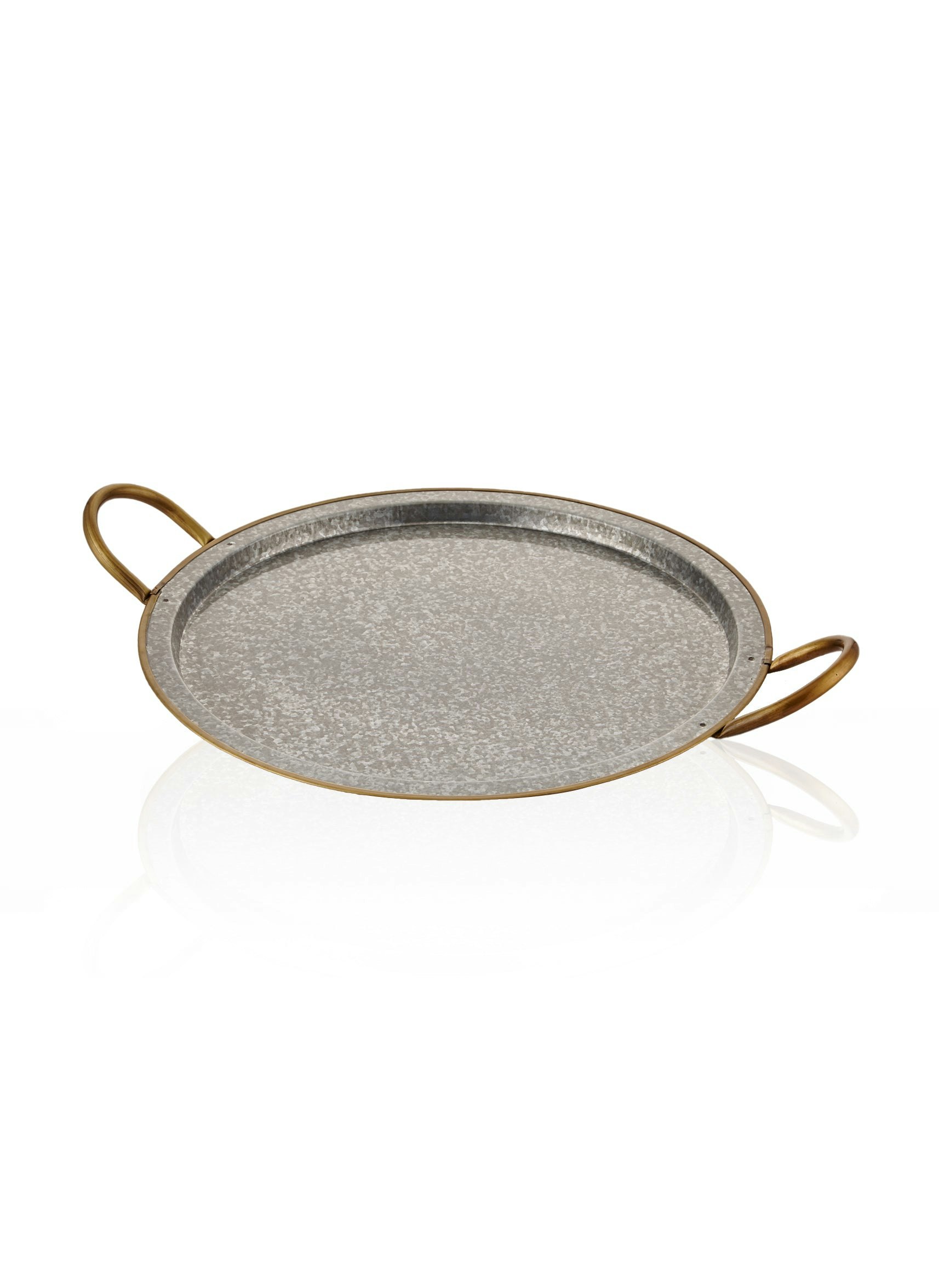 Rozi Galvin Collection Round Serving Tray - 5 Cm (H) X 51 Cm (W) X 40 Cm (D)
