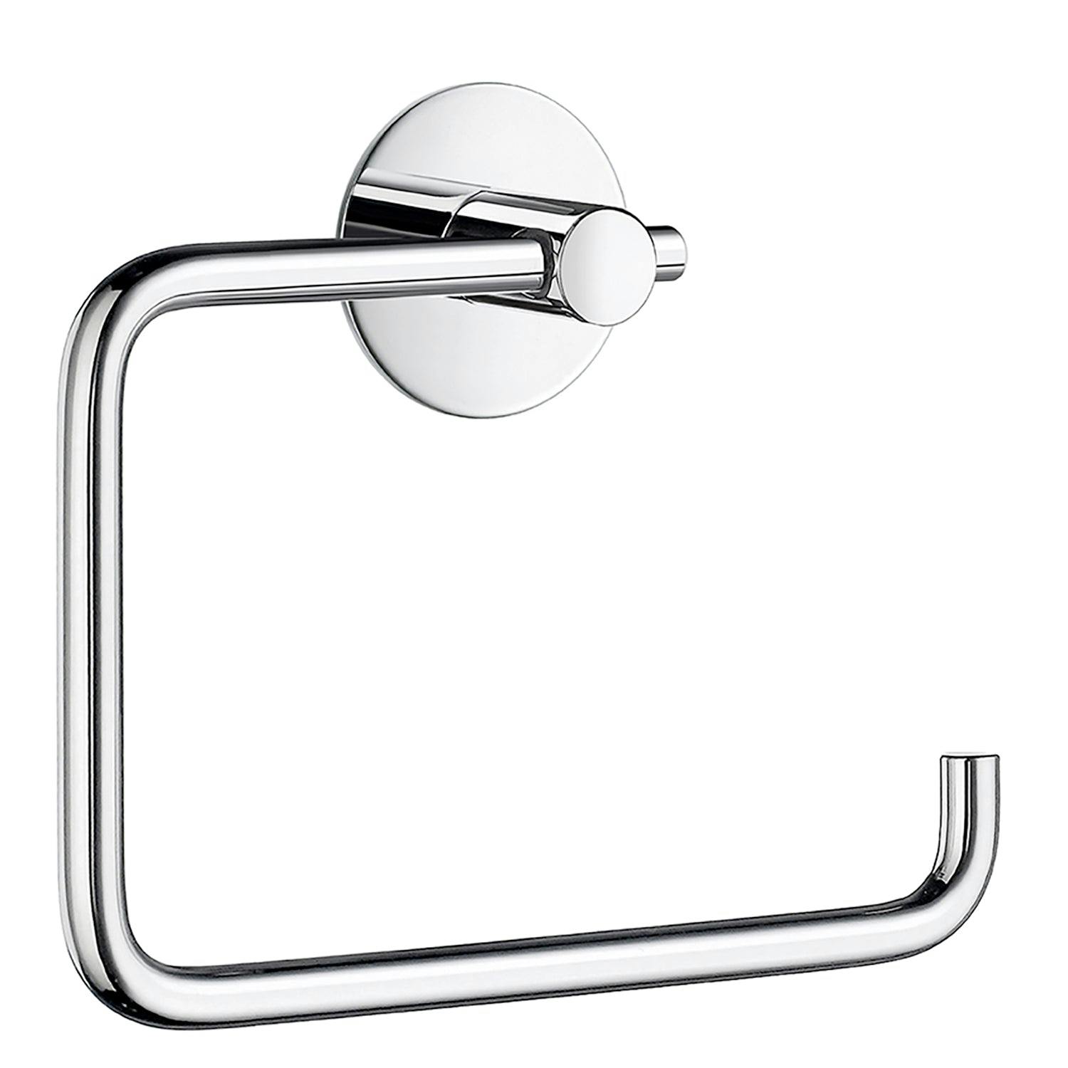 Beslagsboden Chromed Stainless Steel Toilet Roll Holder Self Adhesive Bathroom Wall Mounted