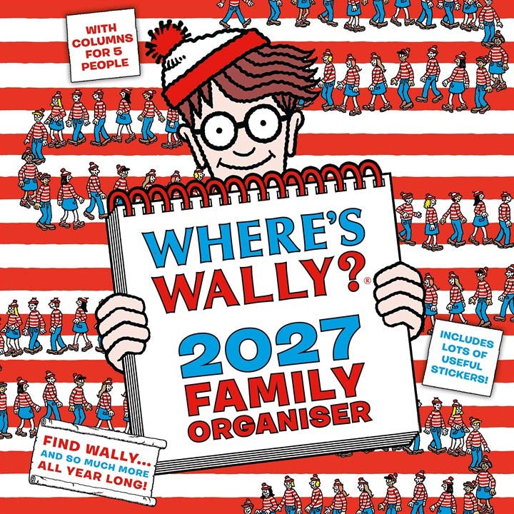 Rackhams Where's Wally? Family Planner 2027, Family Planners, Month To View, Family, Gift - Image 4