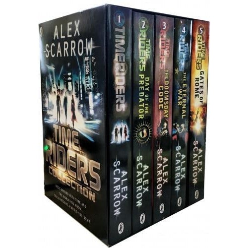 Penguin Timeriders Collection Alex Sc5 Books Set Pack Gates Of Rome The Eternal War The Doomsday Cod..