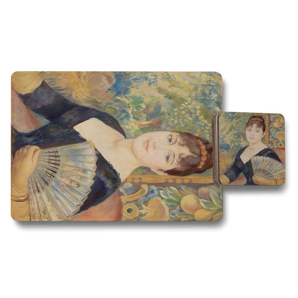 Rackhams Placemat And Coaster Set Fine Art Print Collection With Wood Bottom Limited Edition