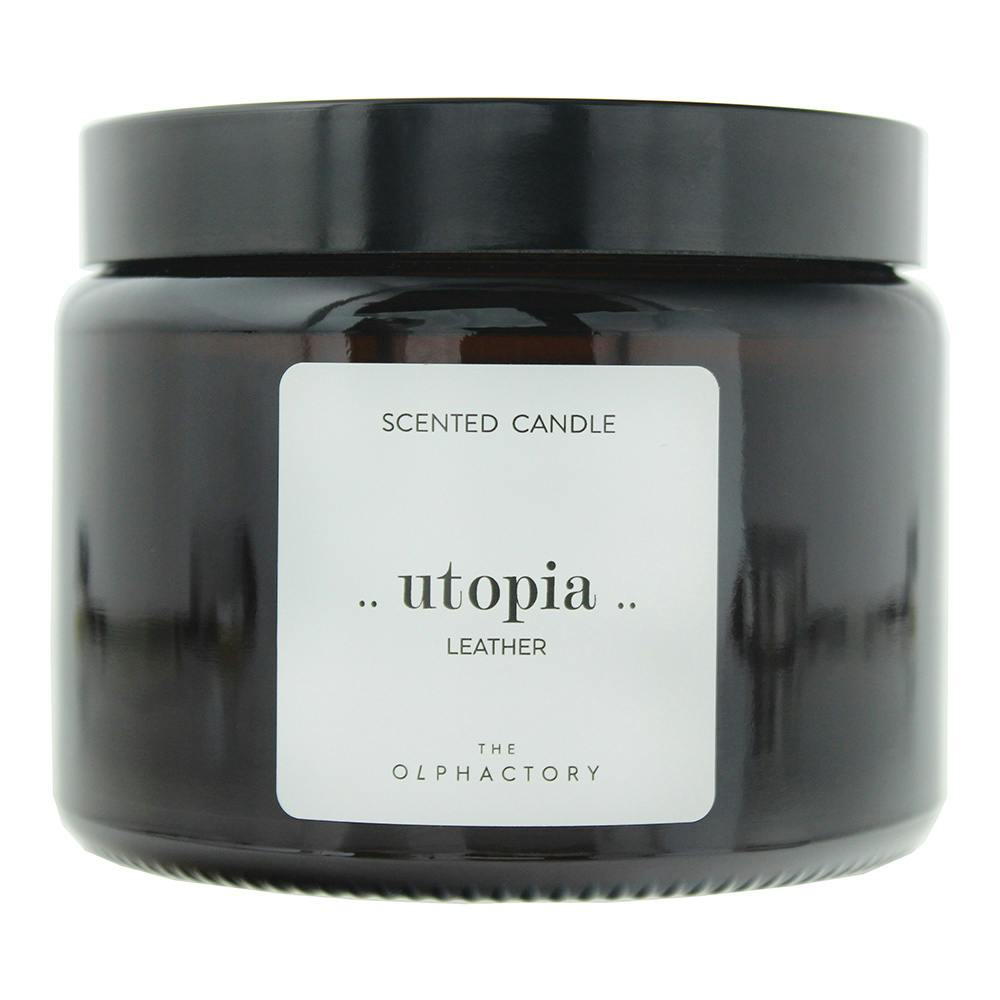 The Olphactory Utopia Leather Scented Candle 360g - Image 5