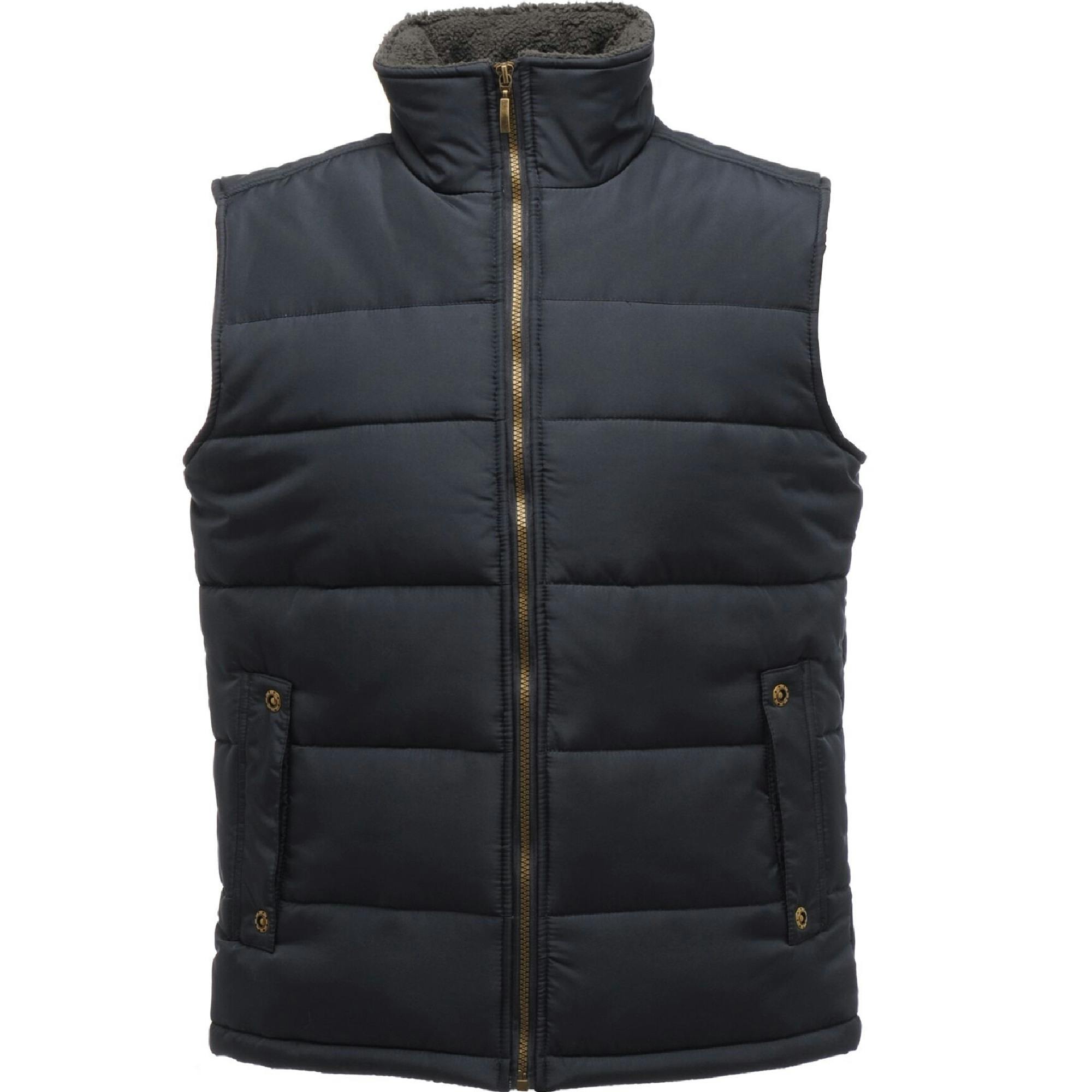 Regatta Men's Blue Standout Altoona Insulated Bodywarmer Jacket - Navy - 3XL - Navy - 50% Micro Poplin/50% Polyester