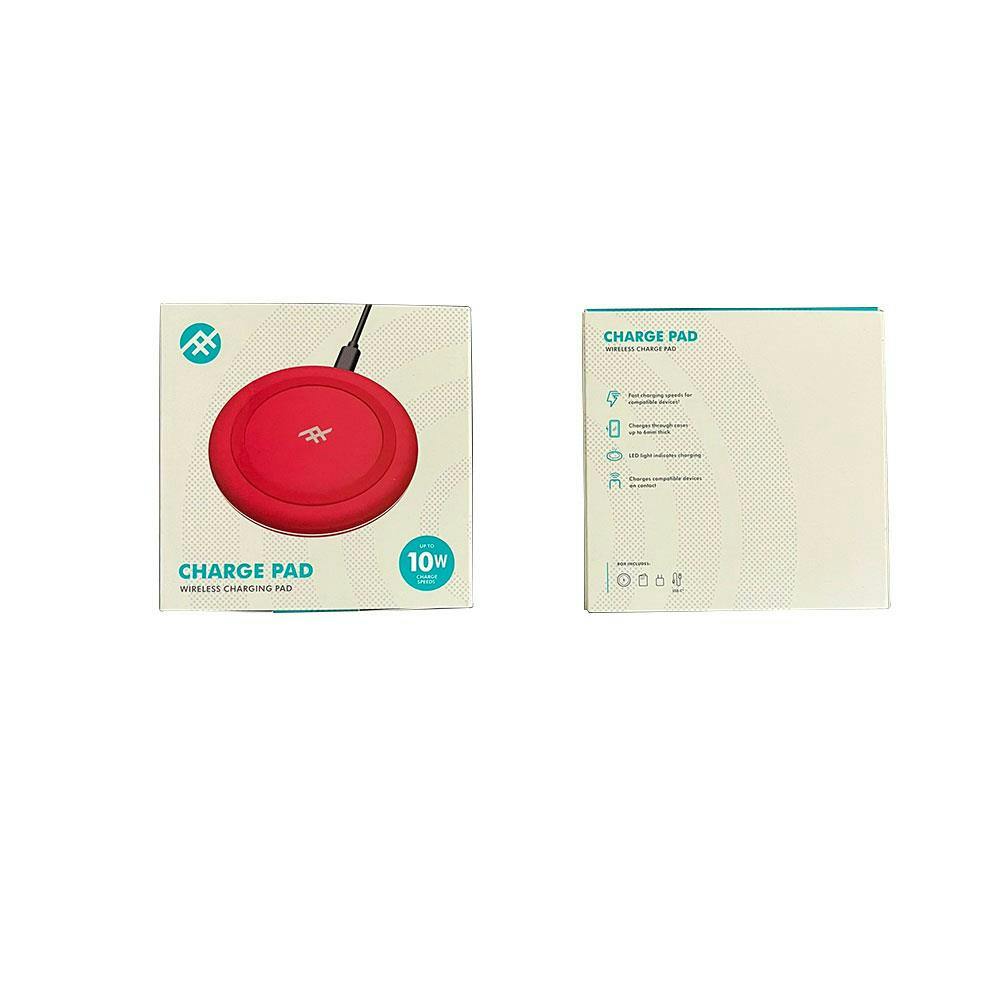 Ifrogz Red 10W Qi Wireless Charging Pad - 304006779
