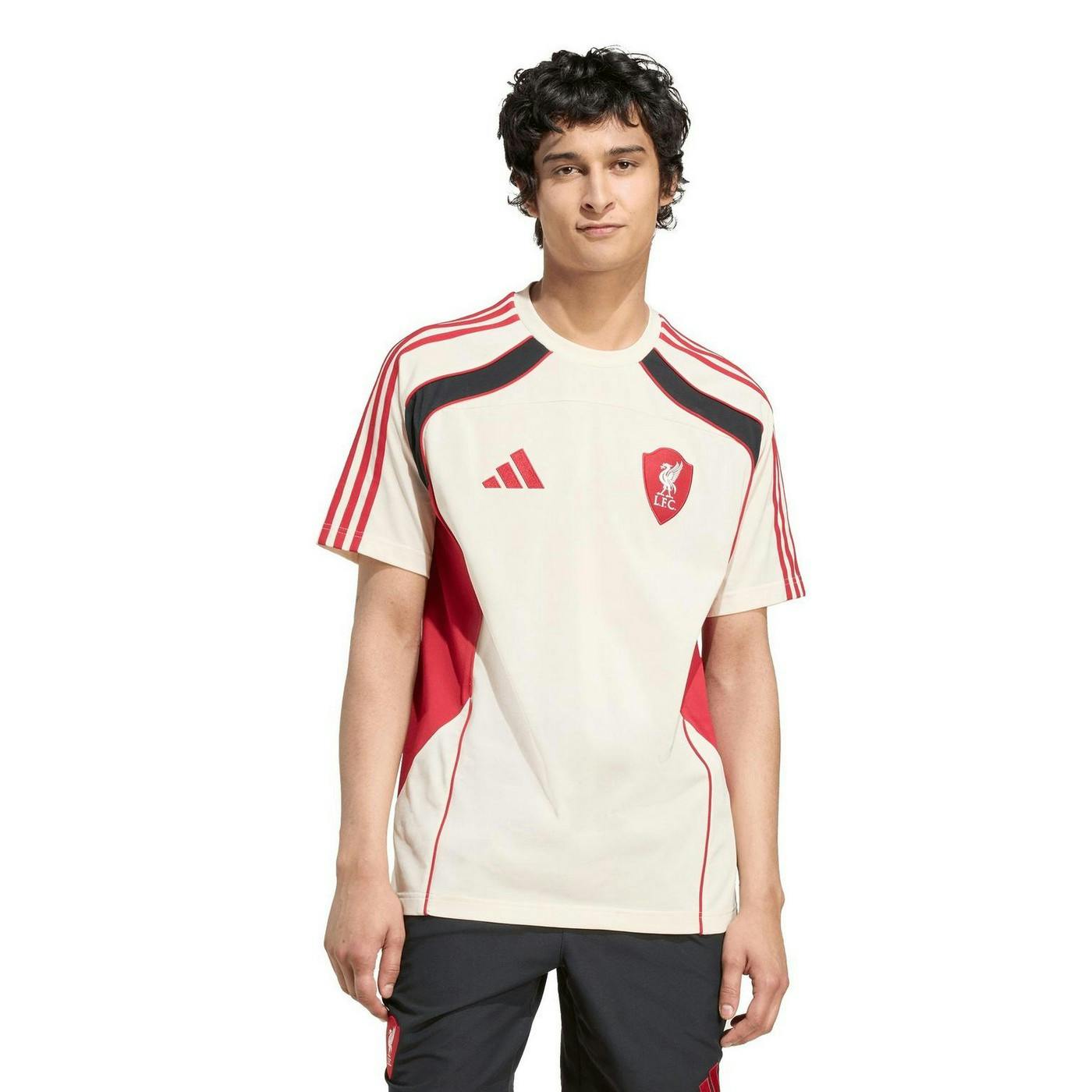Adidas Men's White Urban Purist Liverpool Fc T-Shirt - S - 70% Cotton/30% Recycled Polyester