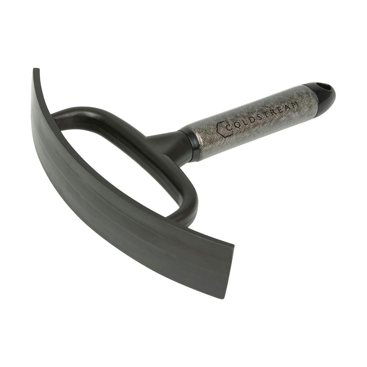 Coldstream Black/Silver Shine Horse Sweat Scraper - 21Cm