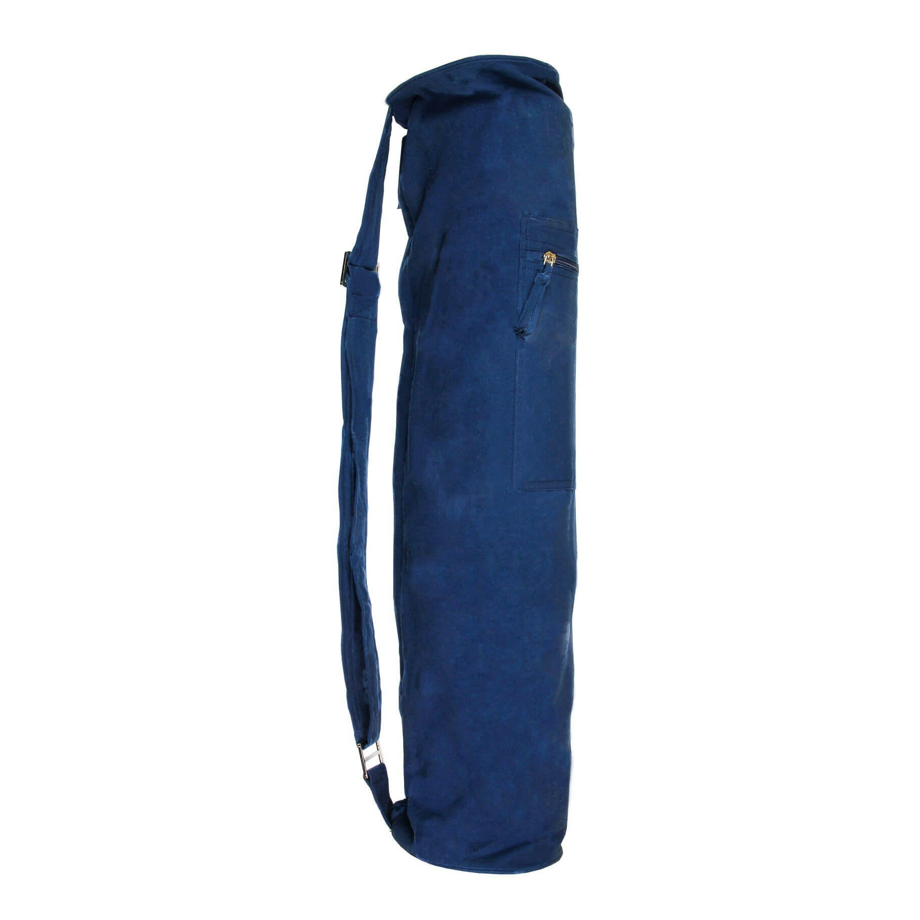 Fitness Mad Blue Jute Yoga Mat Bag