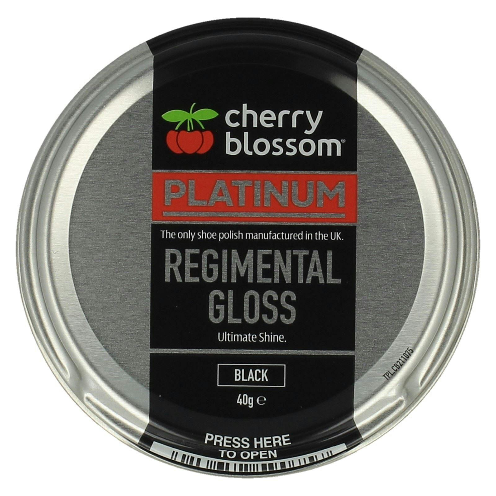 Cherry Blossom Black Platinum Regimental Gloss - 40G