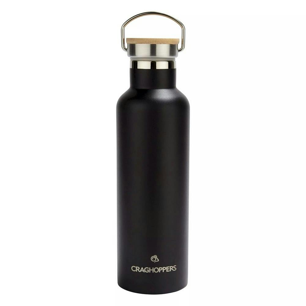 Craghoppers Black 750Ml Water Bottle - One Size