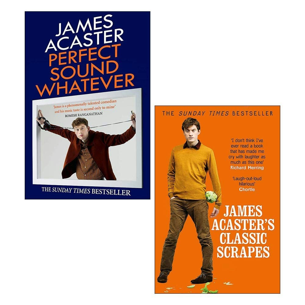 Headline James Acaster 2 Books Collection Set (James Acaster Classic Scrapes And Perfect Sound Whatever)