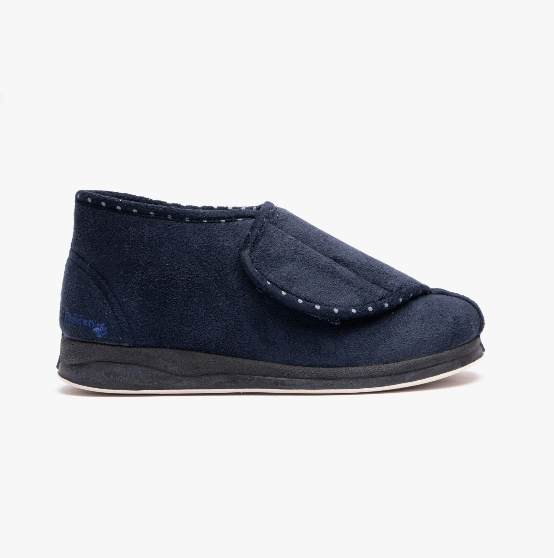 Padders Women's Cherish (Ee Fit) Touch Fasten Boot Slippers Navy - Uk 5