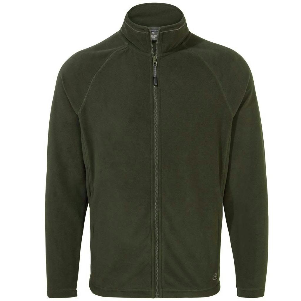 Craghoppers Men's Dark/Green Expert Corey 200 Microfleece Jacket - Cedar - Xxl - Cedar - 100% Recycled Polyester