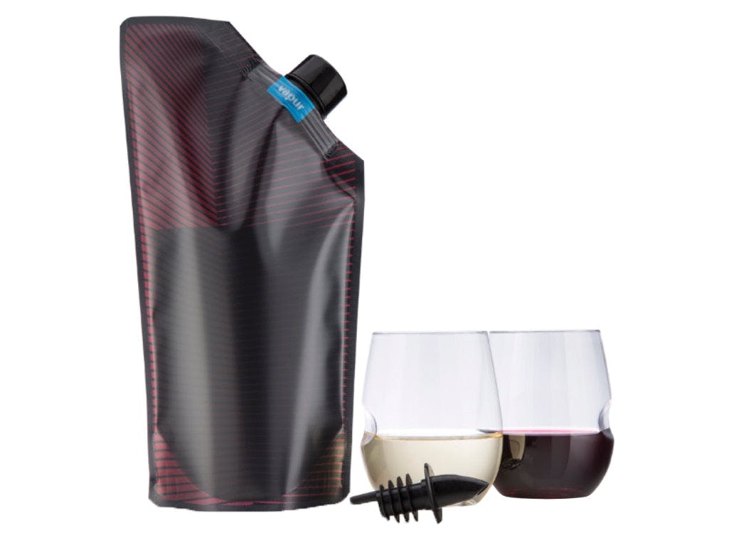Rackhams Light Wandervino Collection & 2 Glass Set - Maroon