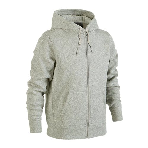 Coolandnew Grey Urban Road Plain Zip Hoodie - 4XL