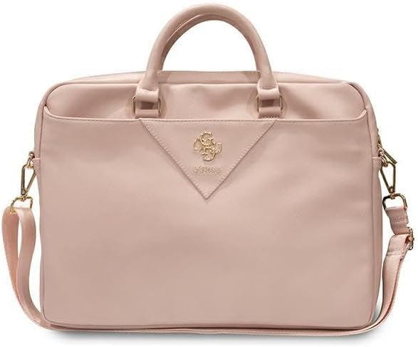 Guess Pink Triangle 4G Bag For 16" Laptop - Gucb15zpgstegp