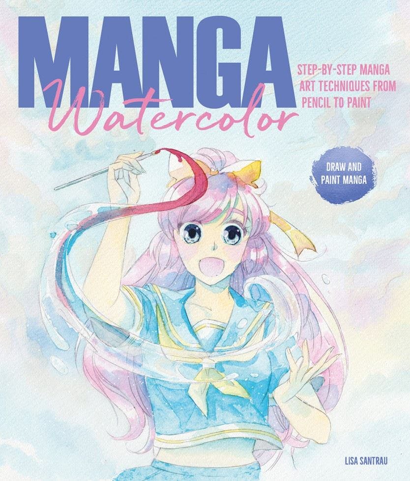 Manga Watercolor by Lisa Santrau (Paperback Book) - Image 11