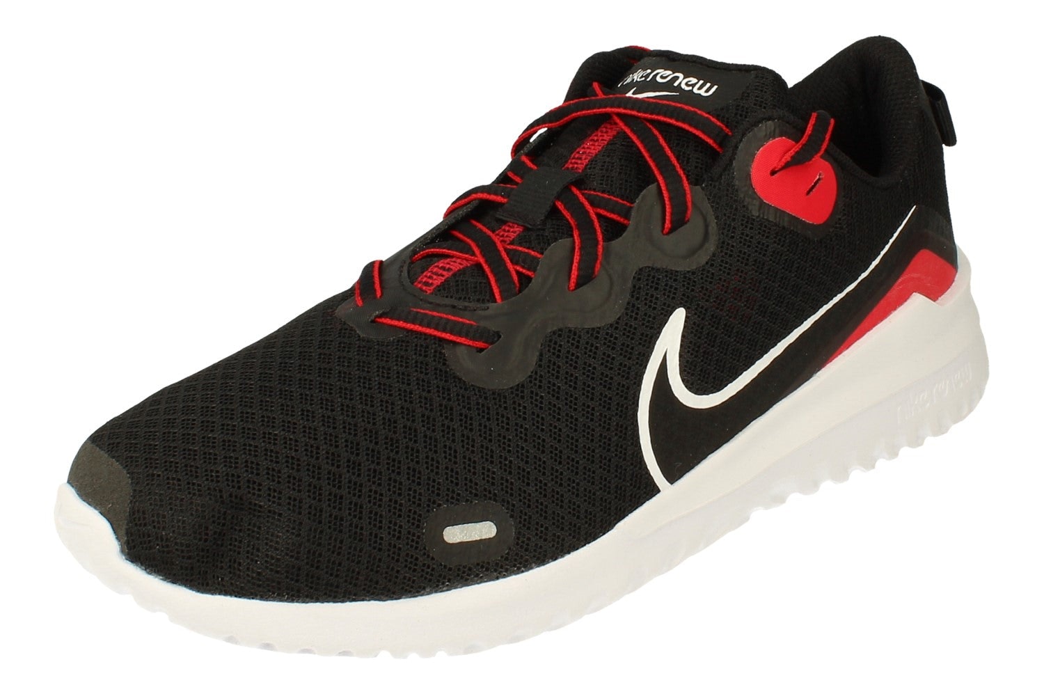 Nike Men's Black/White/Red Renew Ride Cd0311 004 - Uk 7.5 | Us 8.5 | Eu 42