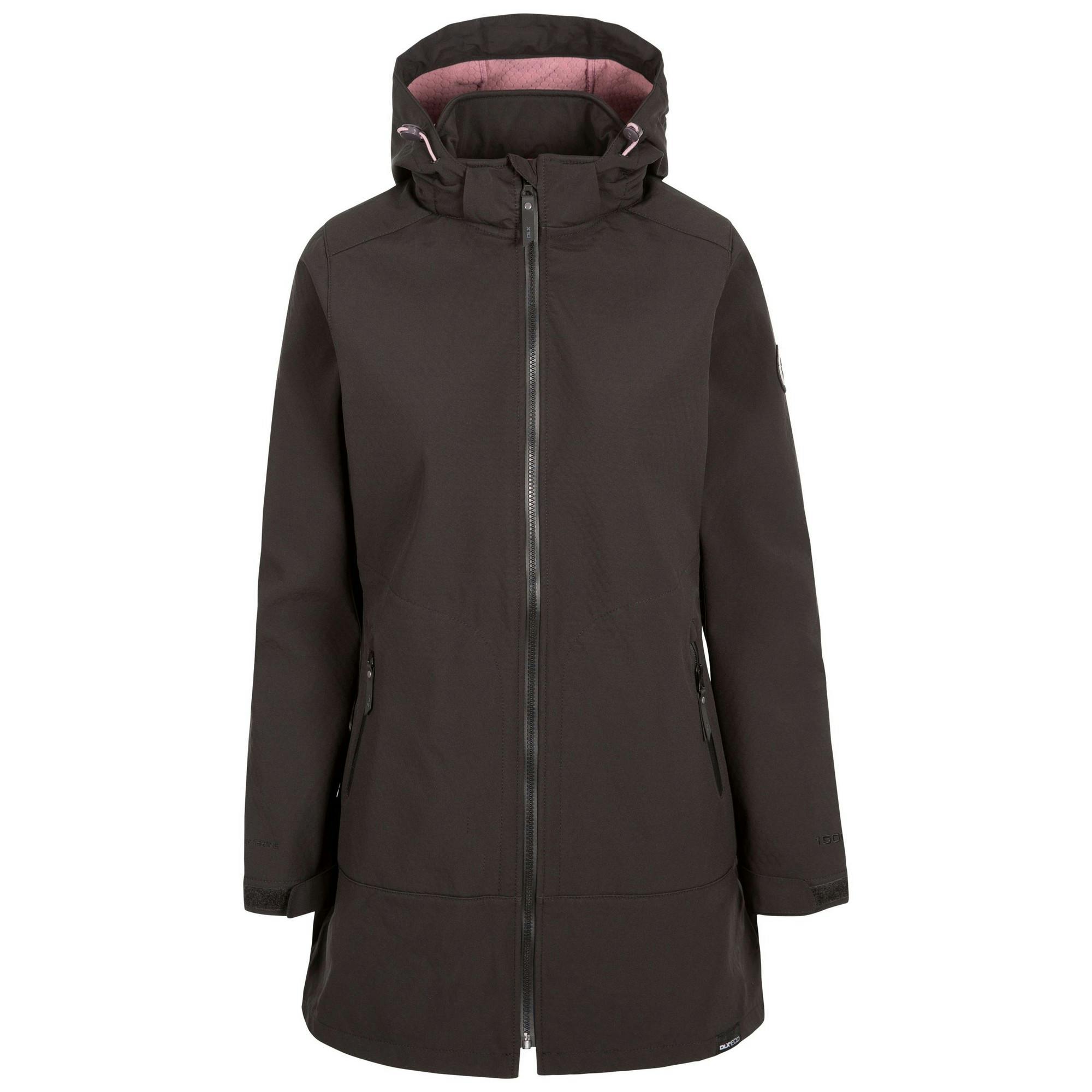 Trespass Women's Black / Samantha Soft Shell Jacket - Xl - 90% Recycled Polyester/10% Elastane