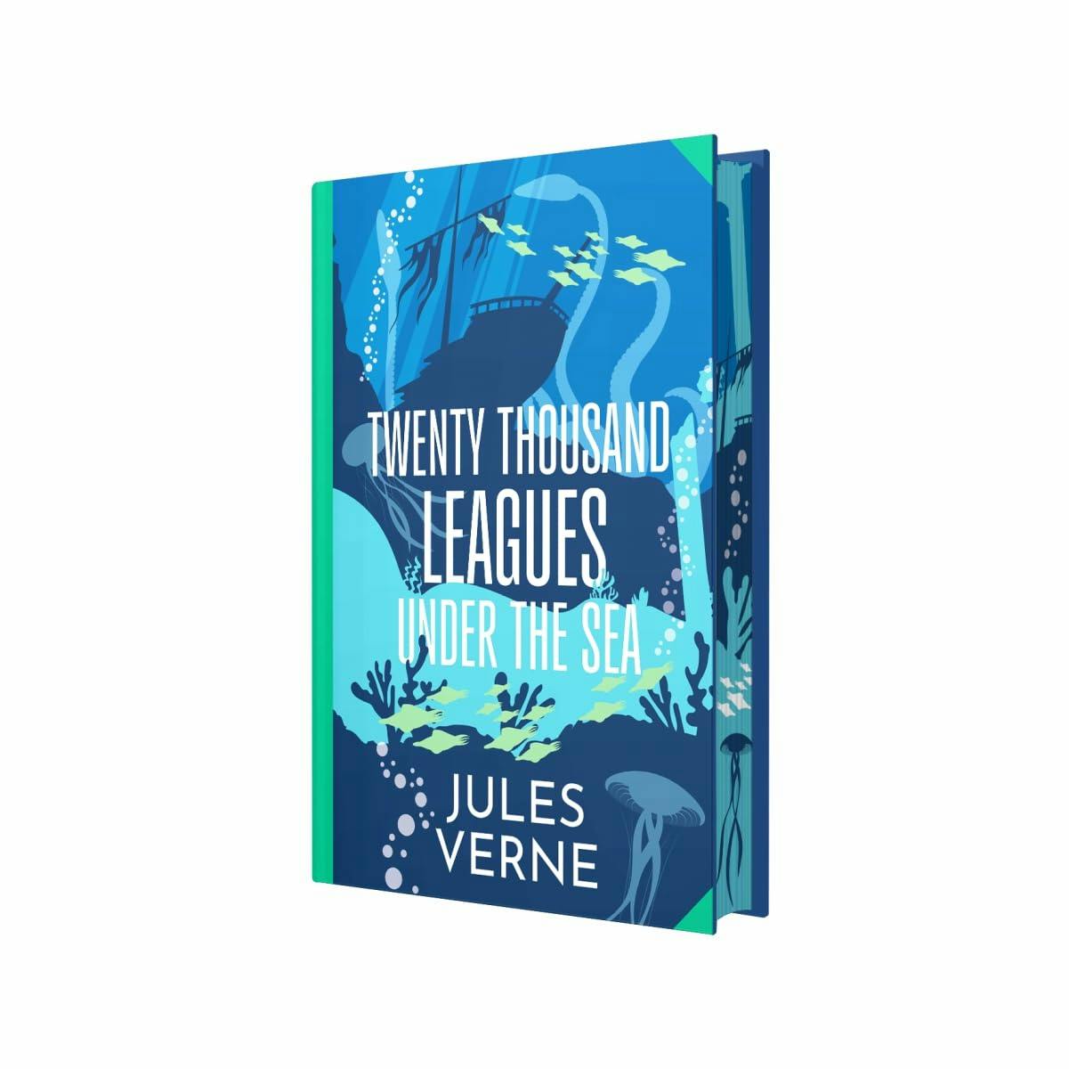 Various Publishers Twenty Thousand Leagues Under The Sea By Jules Verne (Deluxe Hardback Sprayed Edge Edition)