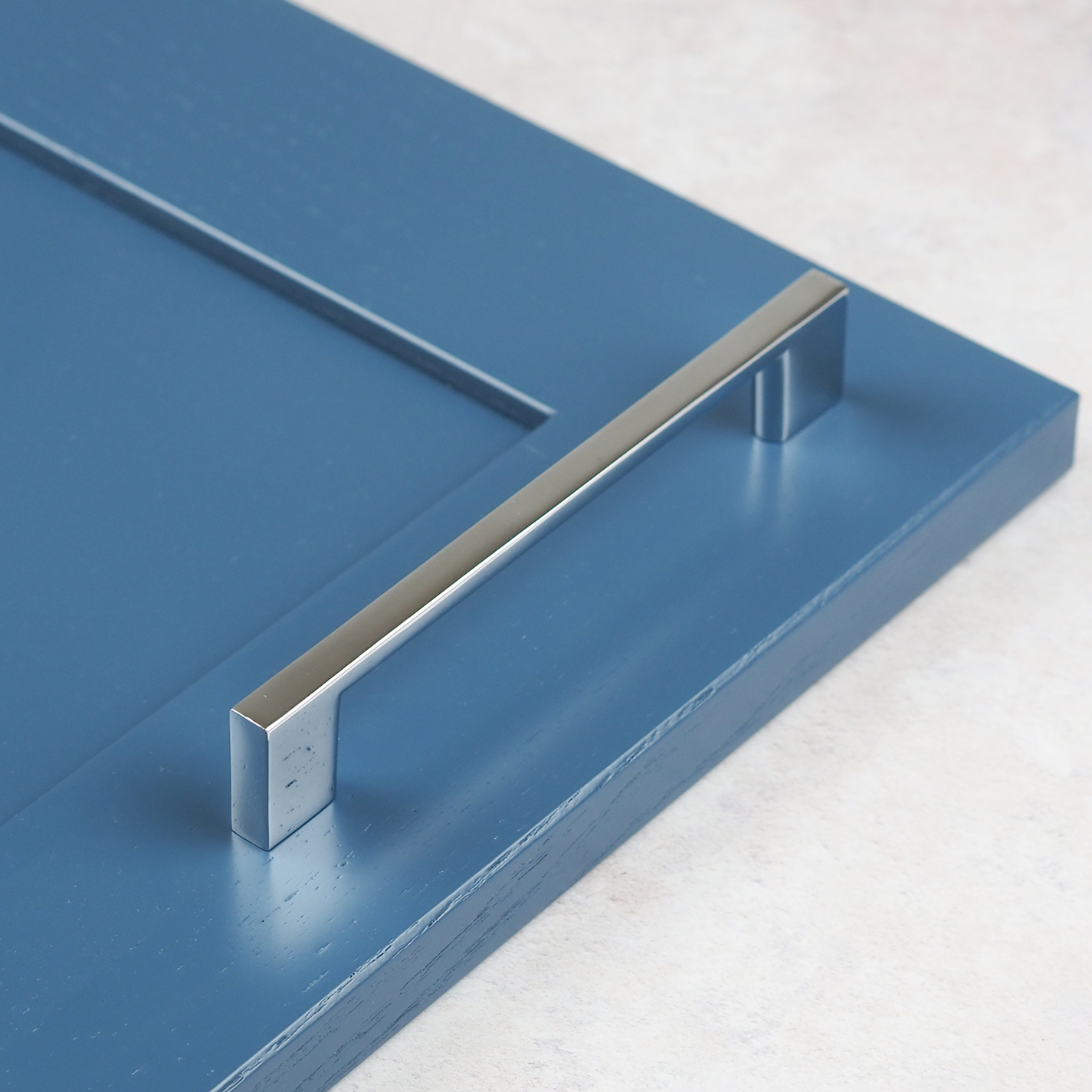 Handle & Home Polished Chrome Square D Handles - 128Mm Handle