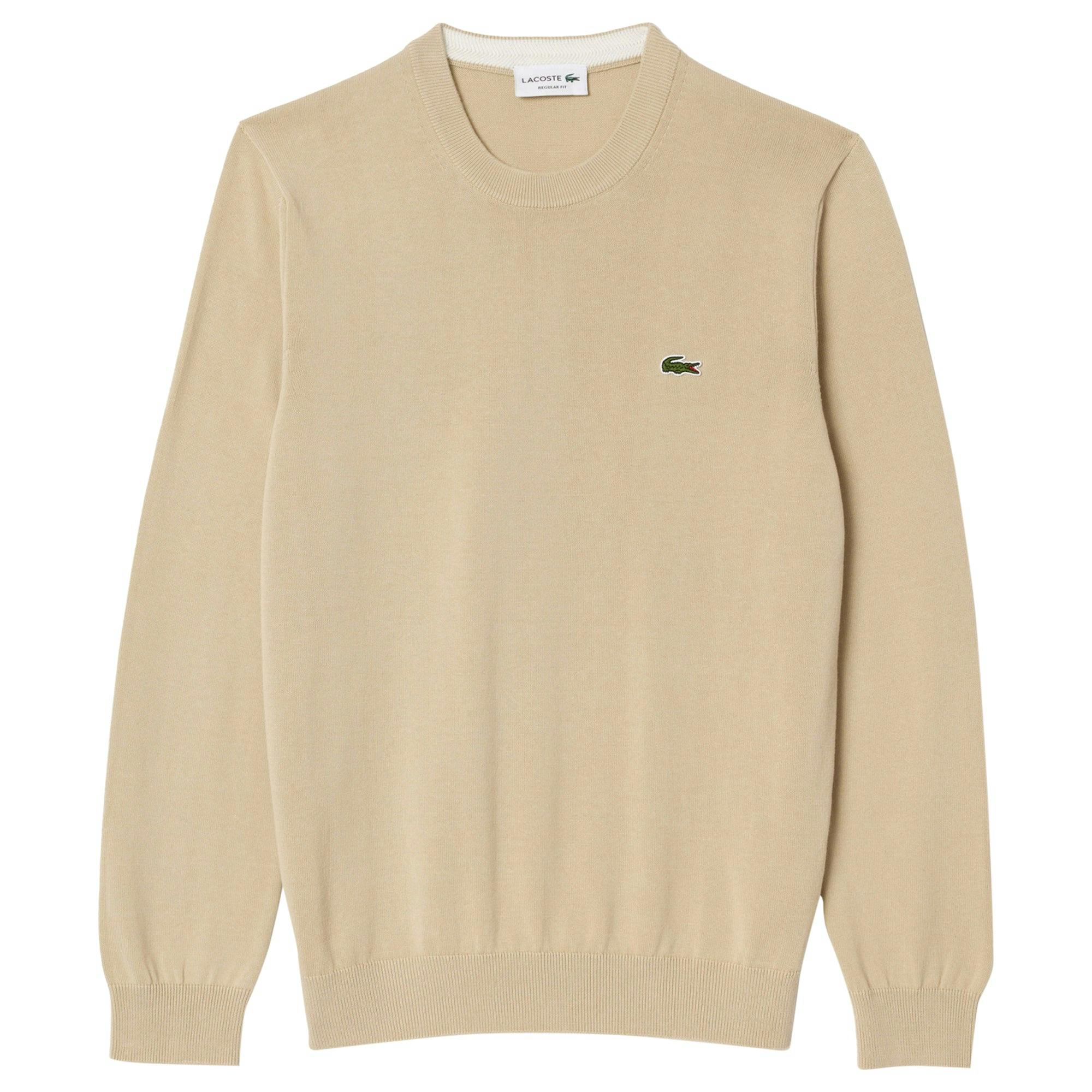 Lacoste Green Ah1985 Cotton Crew Knit - Viennese - Large