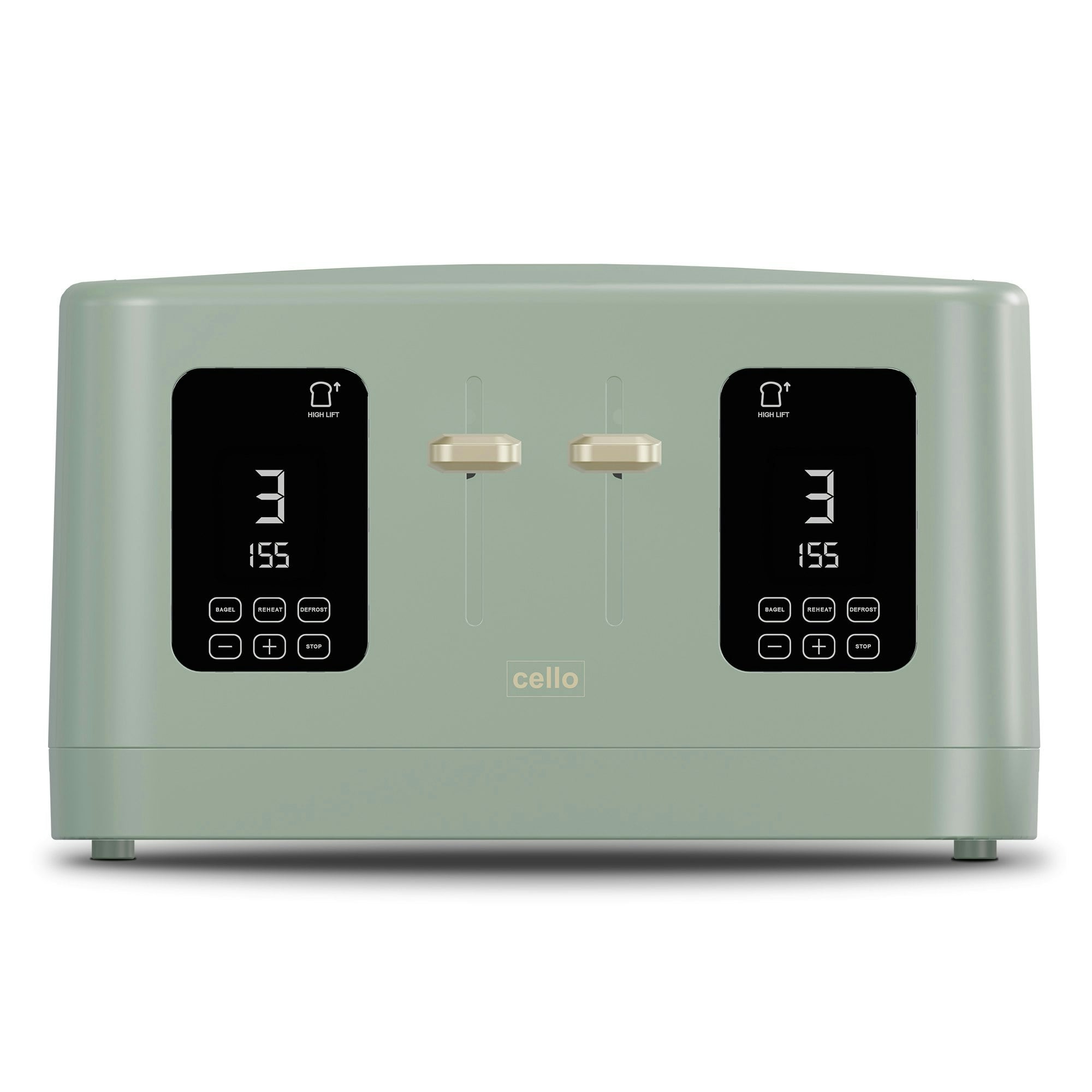 Cello Digital 4 Slice Toaster With Touch Control