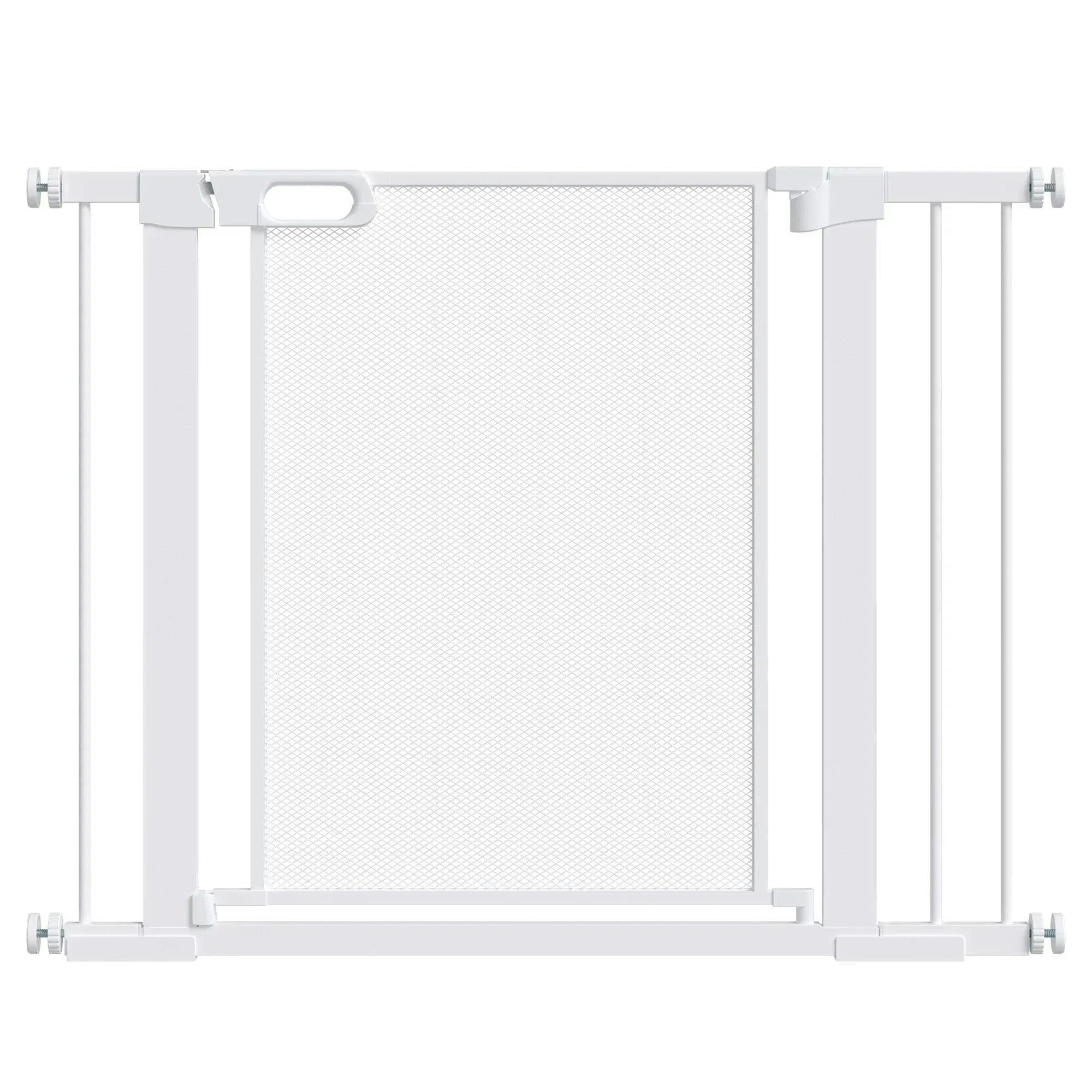 B&Q - Pressure Fit Safety Gate For DoorsDog Gate W/ Auto Close75-103 CmWhite - Image 6
