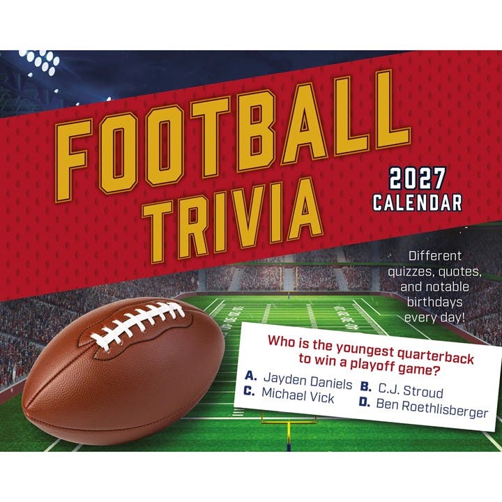 American Football Trivia Desk Calendar 2027 - Image 3