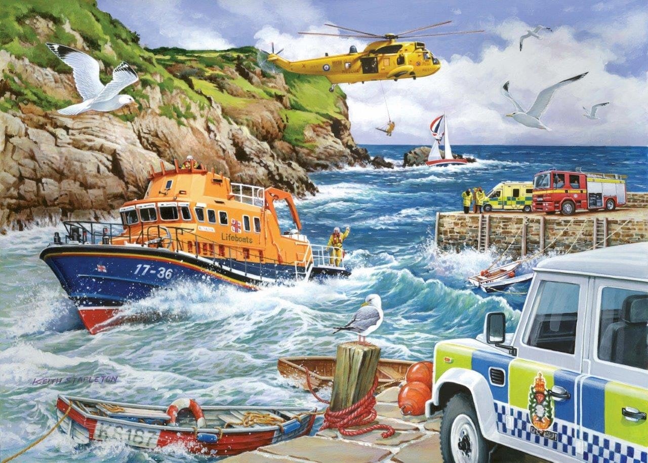 The House Of Puzzles Rescue - 1000 Piece Jigsaw Puzzle Size 48