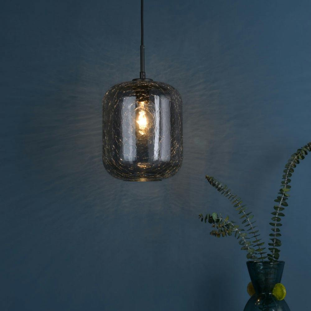 Rackhams Light Quinna 1- Smoked Glass Pendant