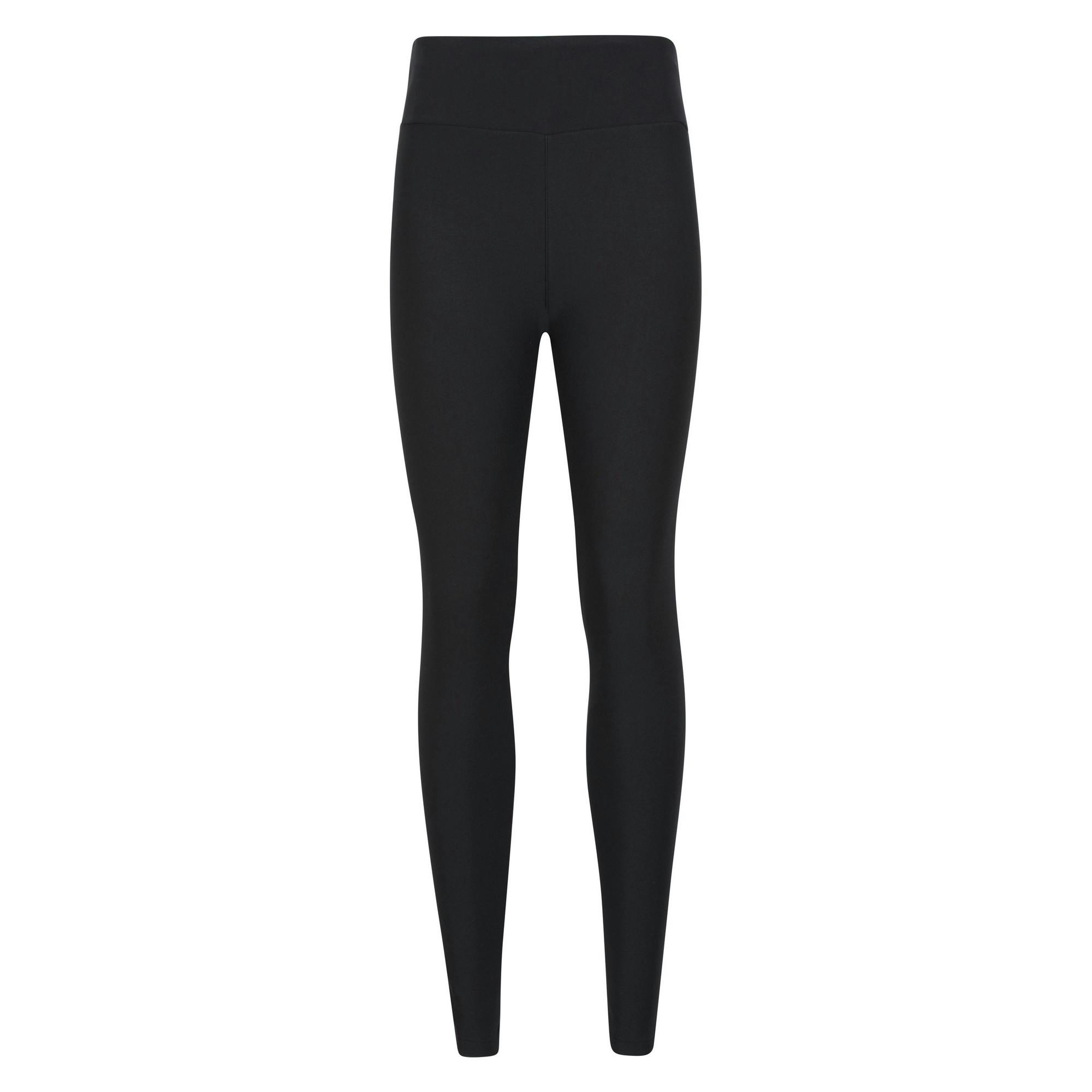 Mountain Warehouse Women's Black Borg Lined Thermal Leggings - M - 93% Polyester/7% Elastane