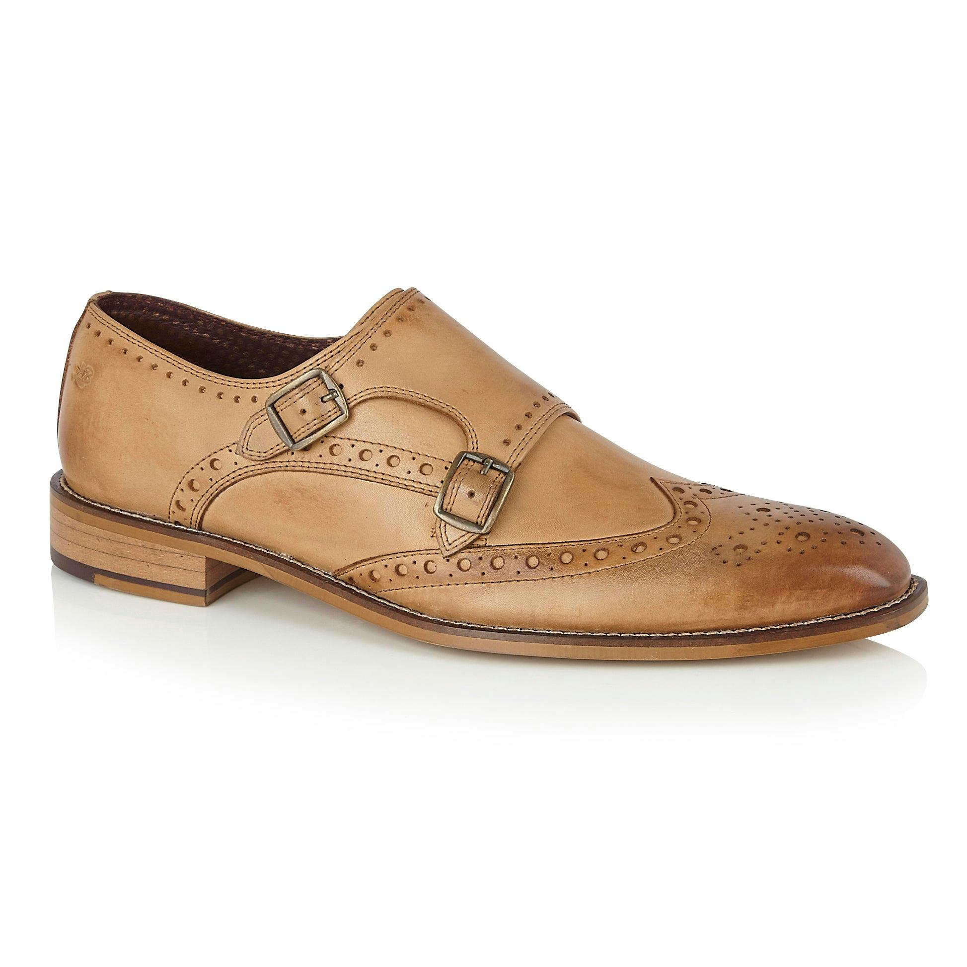 London Brogues Men's Leonard Monk Tan - 11